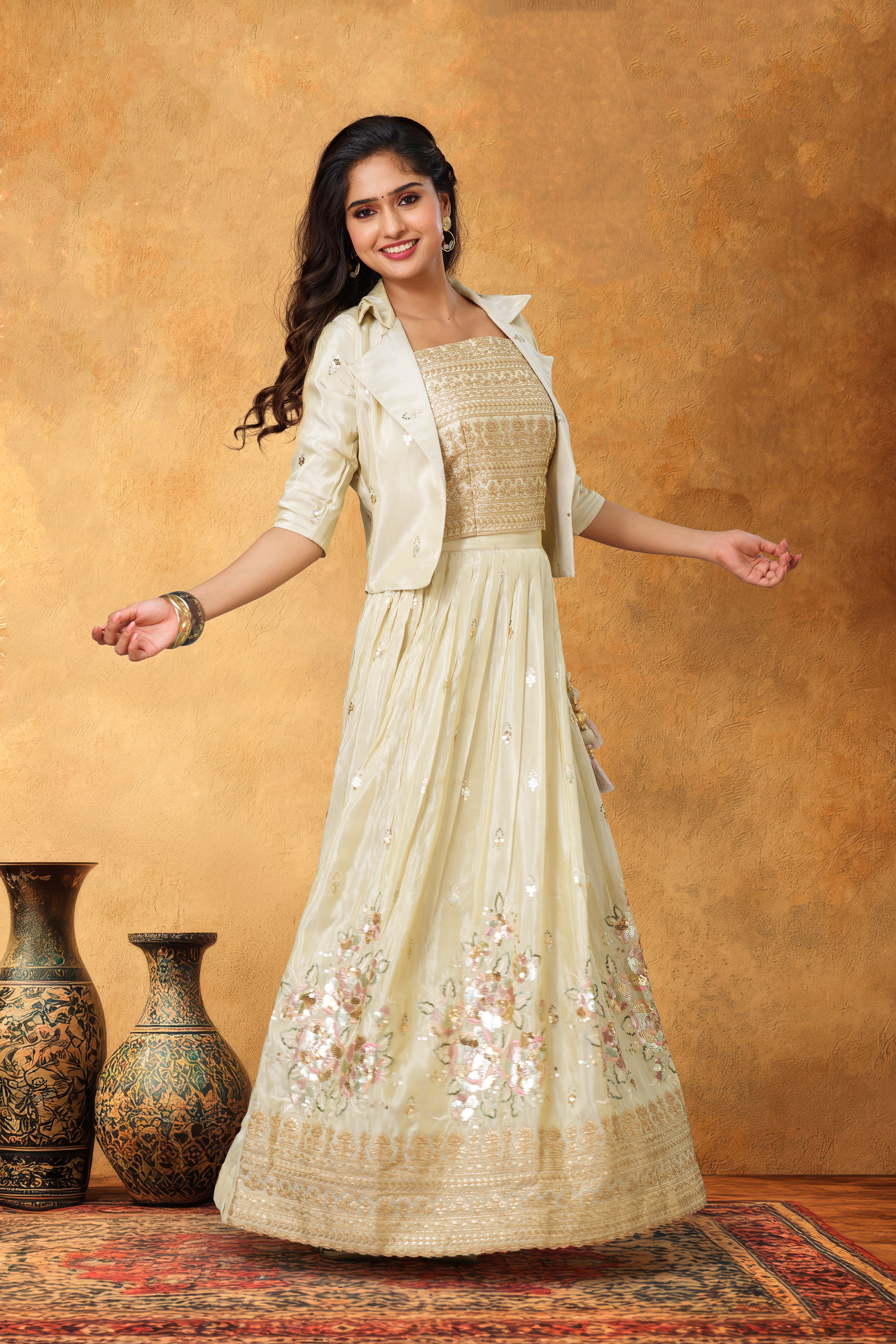 Shimmer Choli
