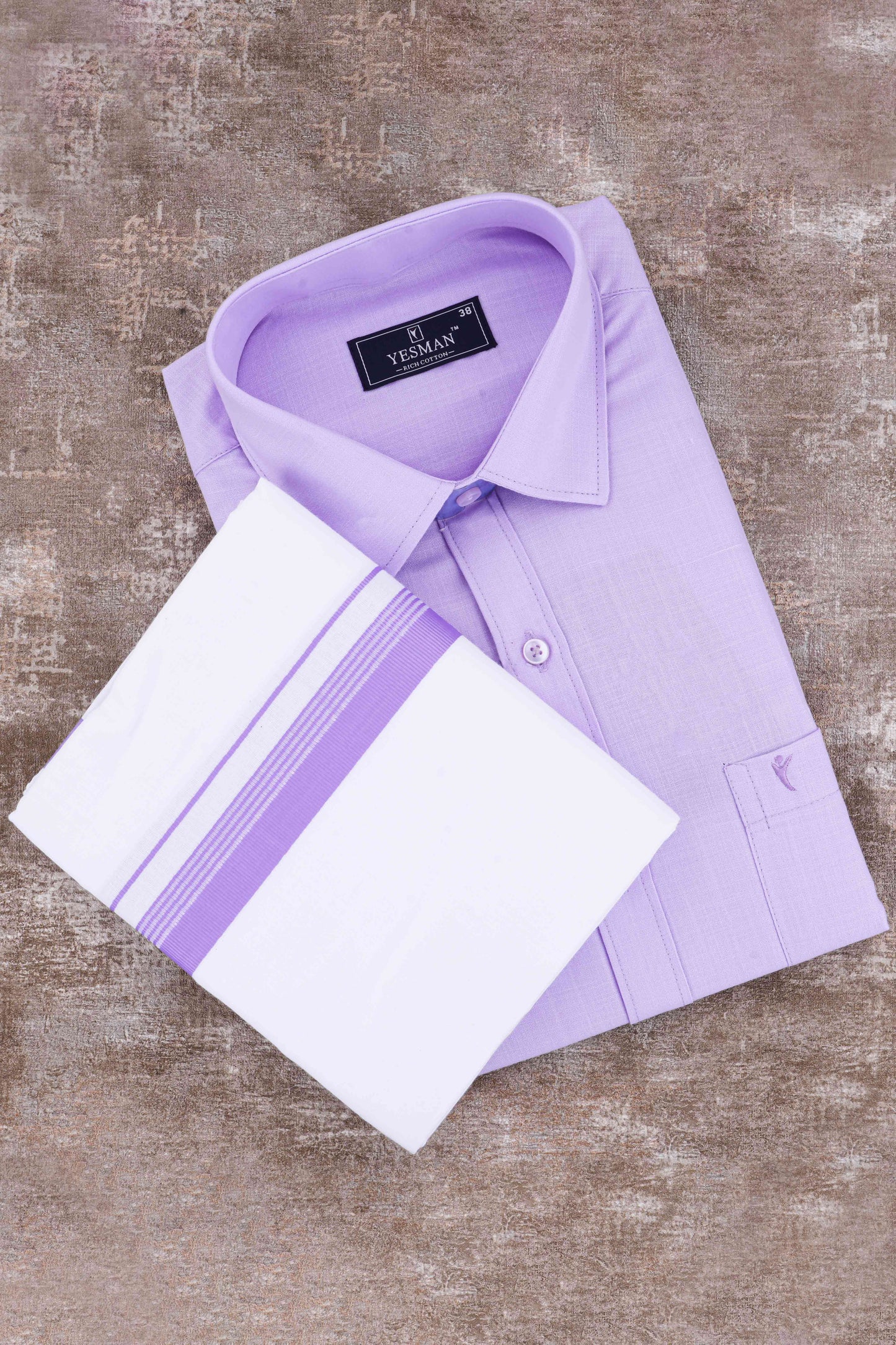 Mens Dhoti Shirt Set