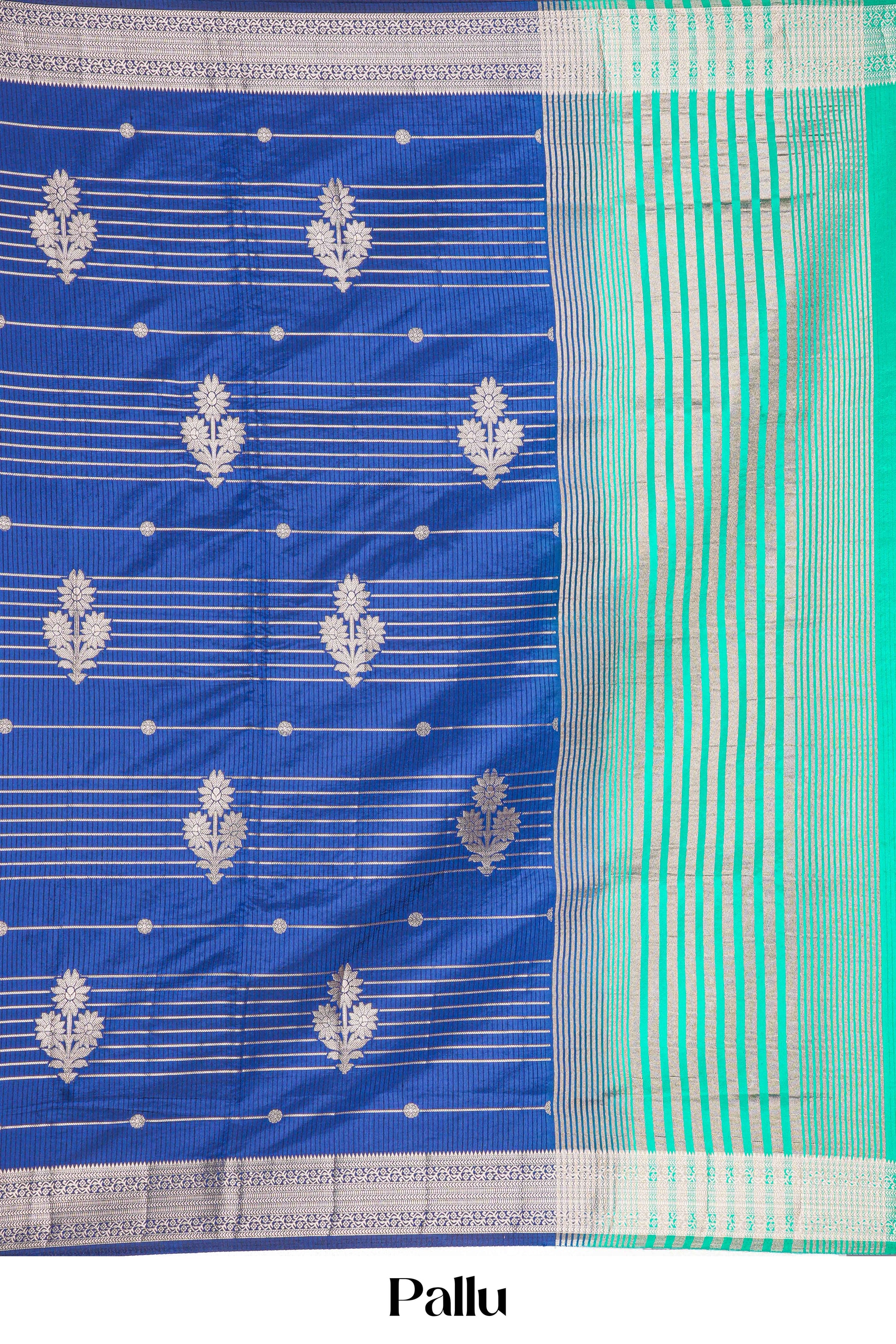 raw silk saree with gold zari pallu