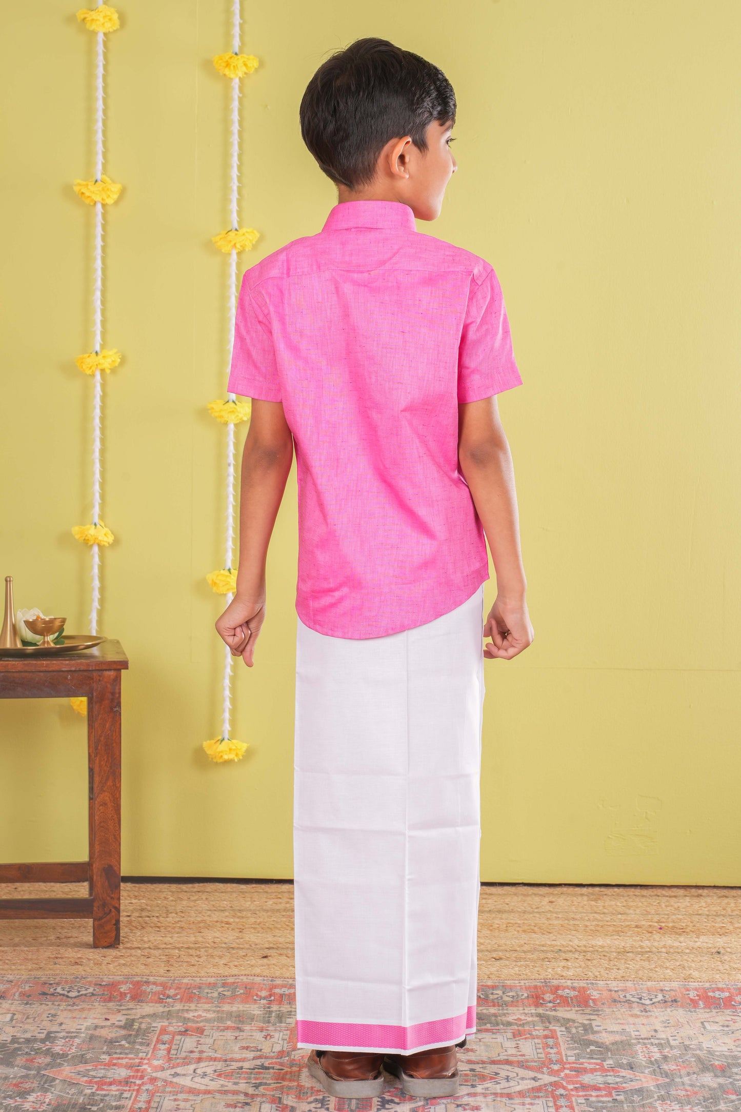 Boy's Dhoti Shirt Set