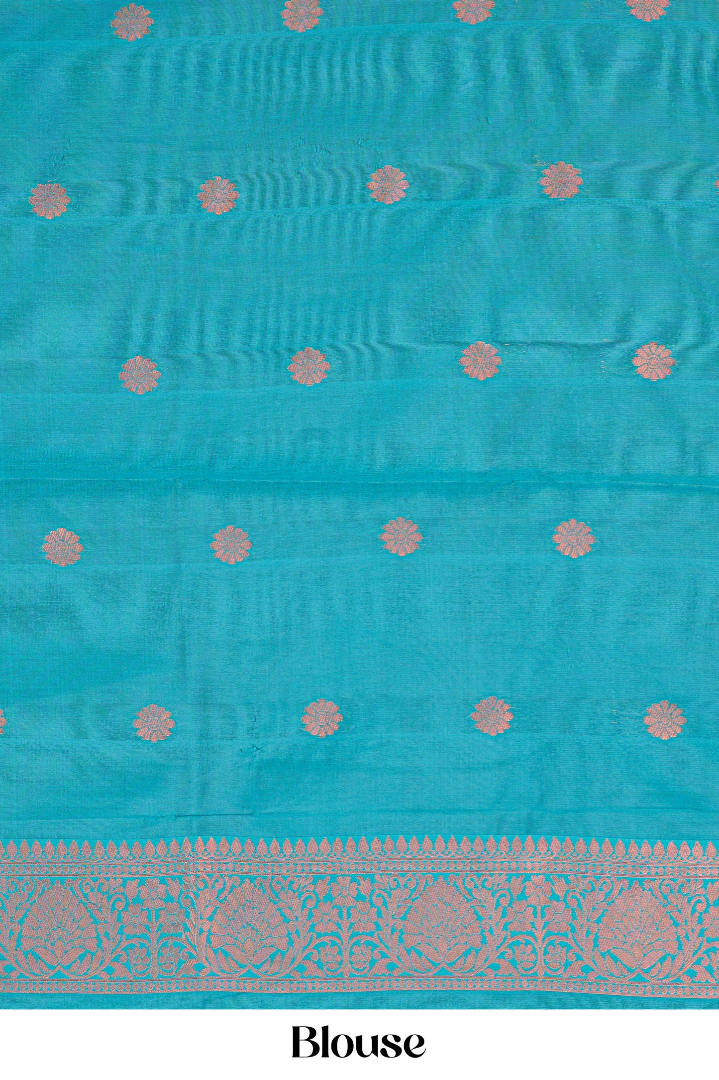 lichi silk with contrast blouse