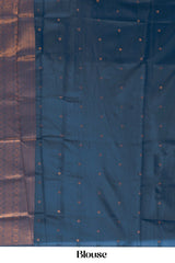 Sandal Lichi Silk Jal Contrast With Richi Pallu