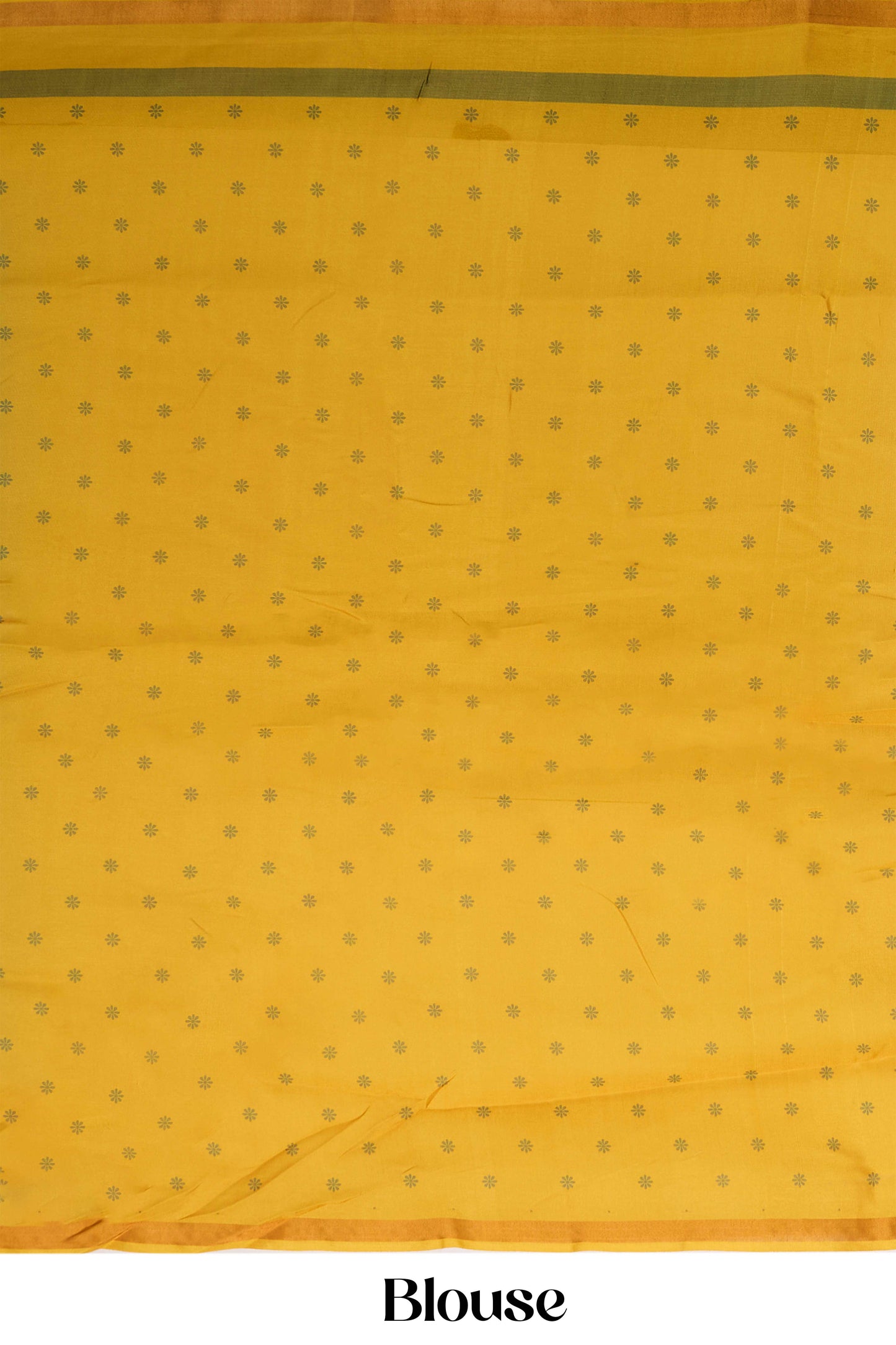 Blue Linen Body Checked With Contrast Double Side Bentex Border