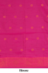 green saree with pink blouse