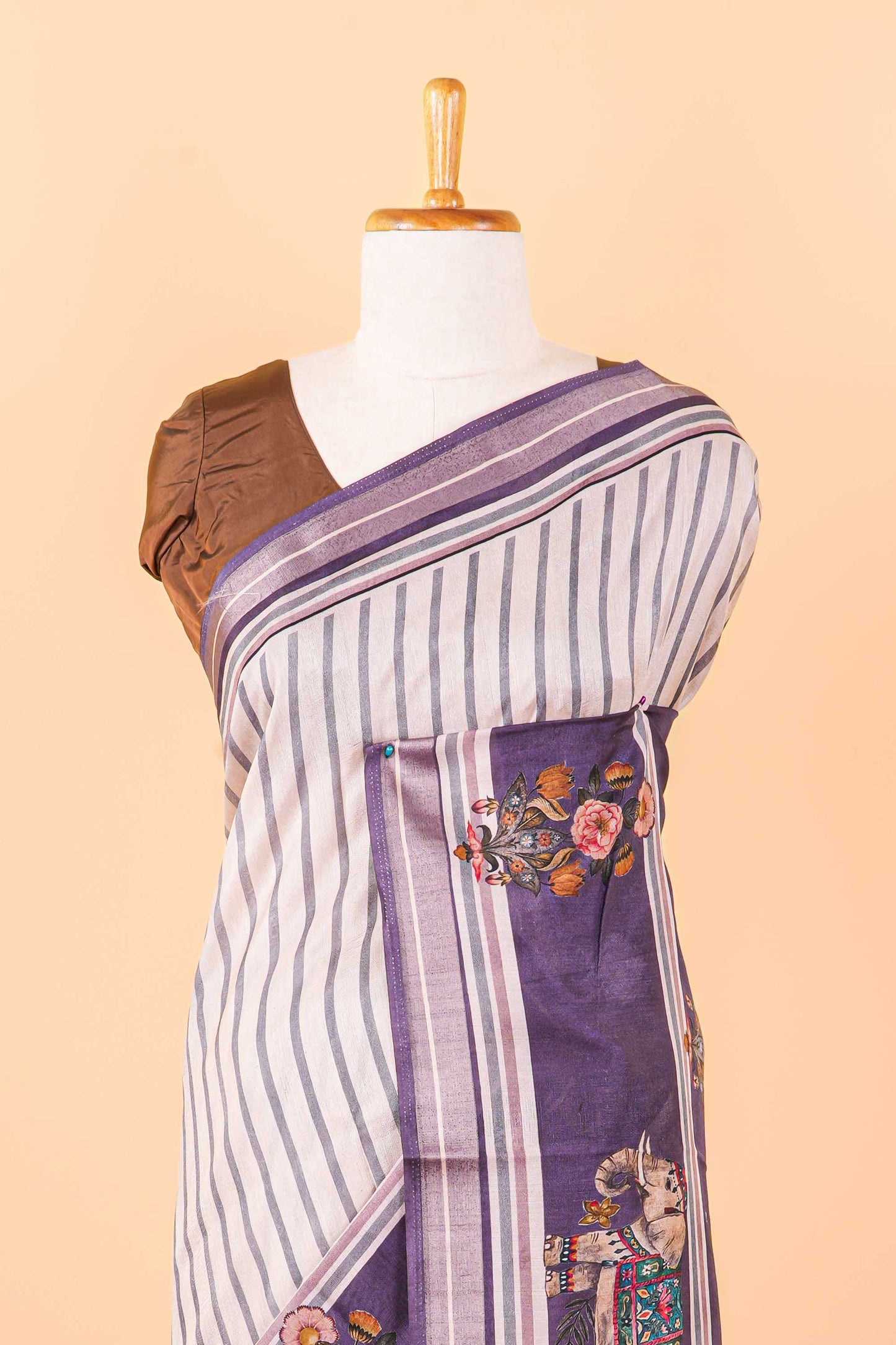 matka tussar saree