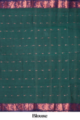 Bengal Cotton Thread Butta With Copper Border