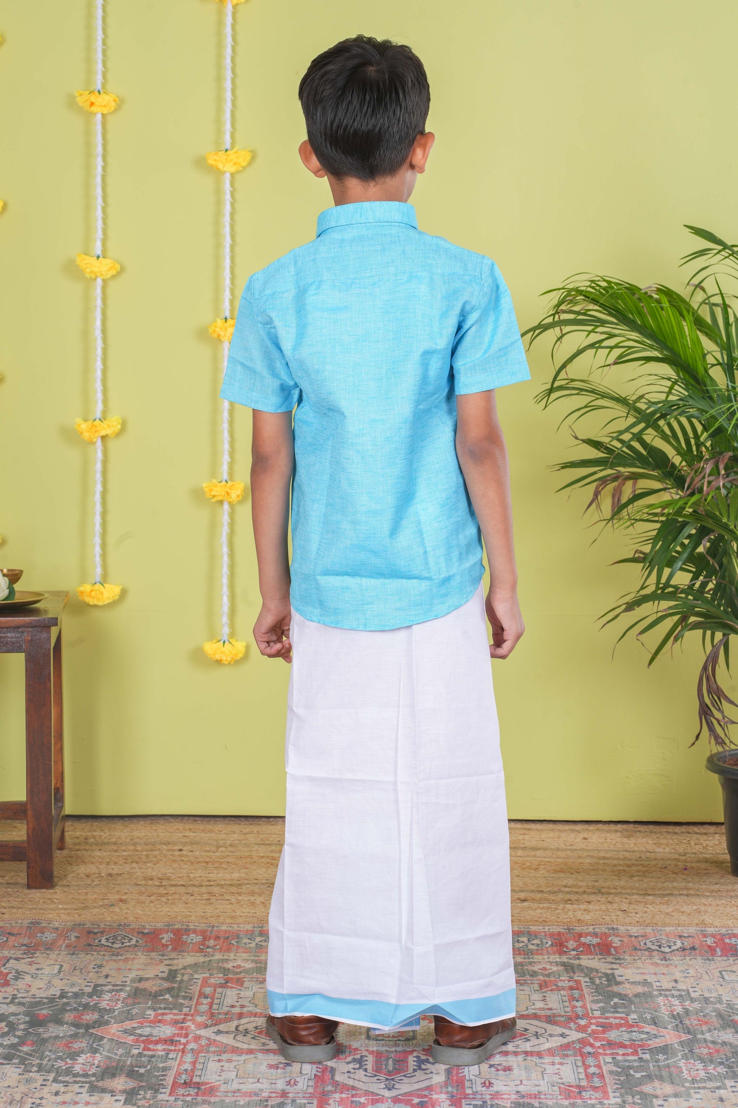 Boys Dhoti Shirt Set