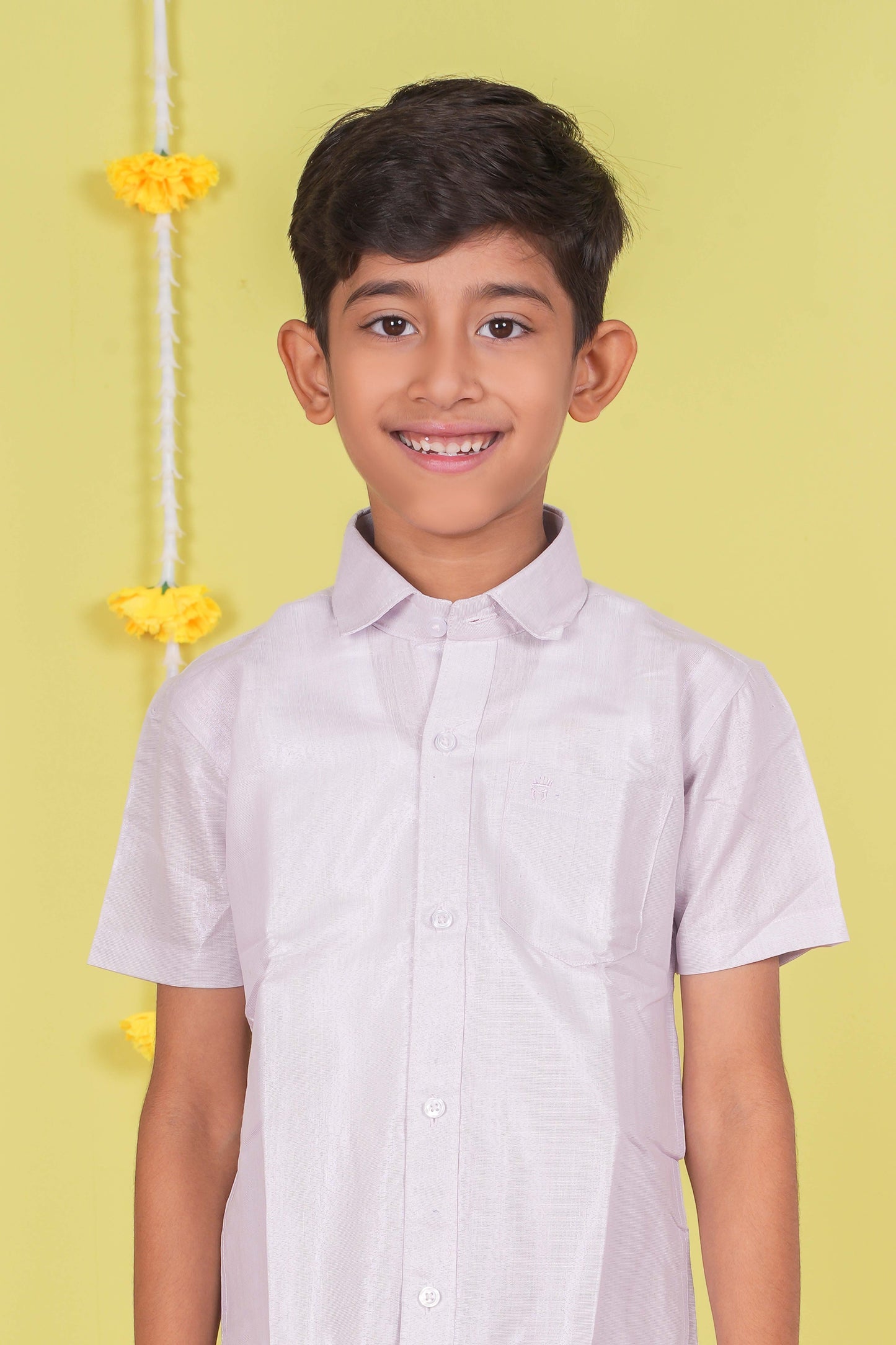 Boy's Dhoti Shirt Set