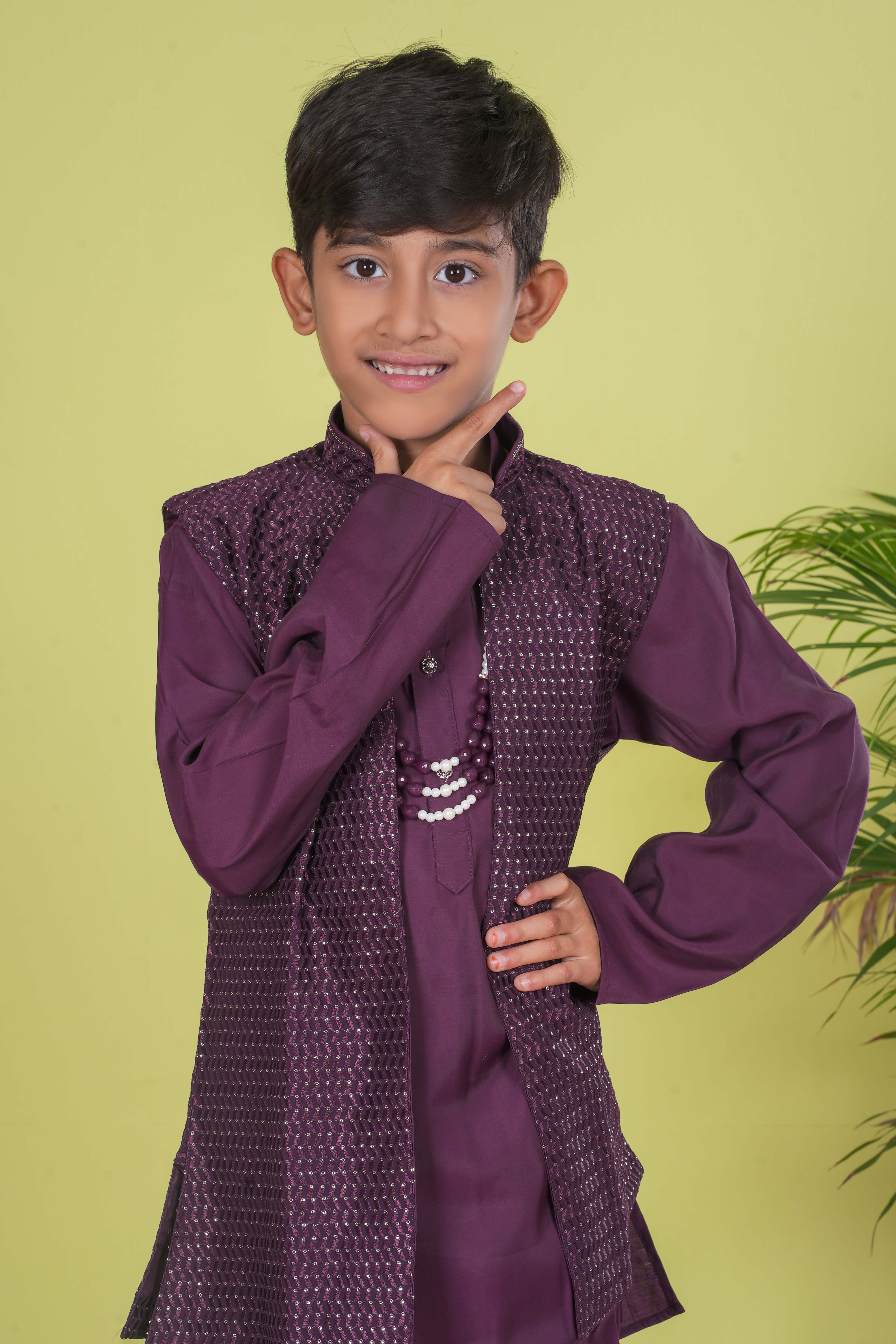 Boy's Sherwani Set