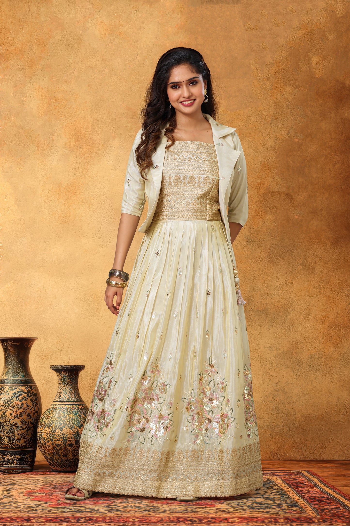 Shimmer Choli