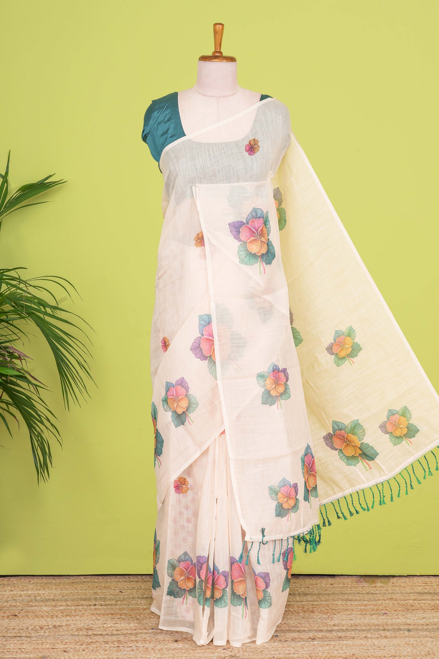 Linen Cotton Sarees