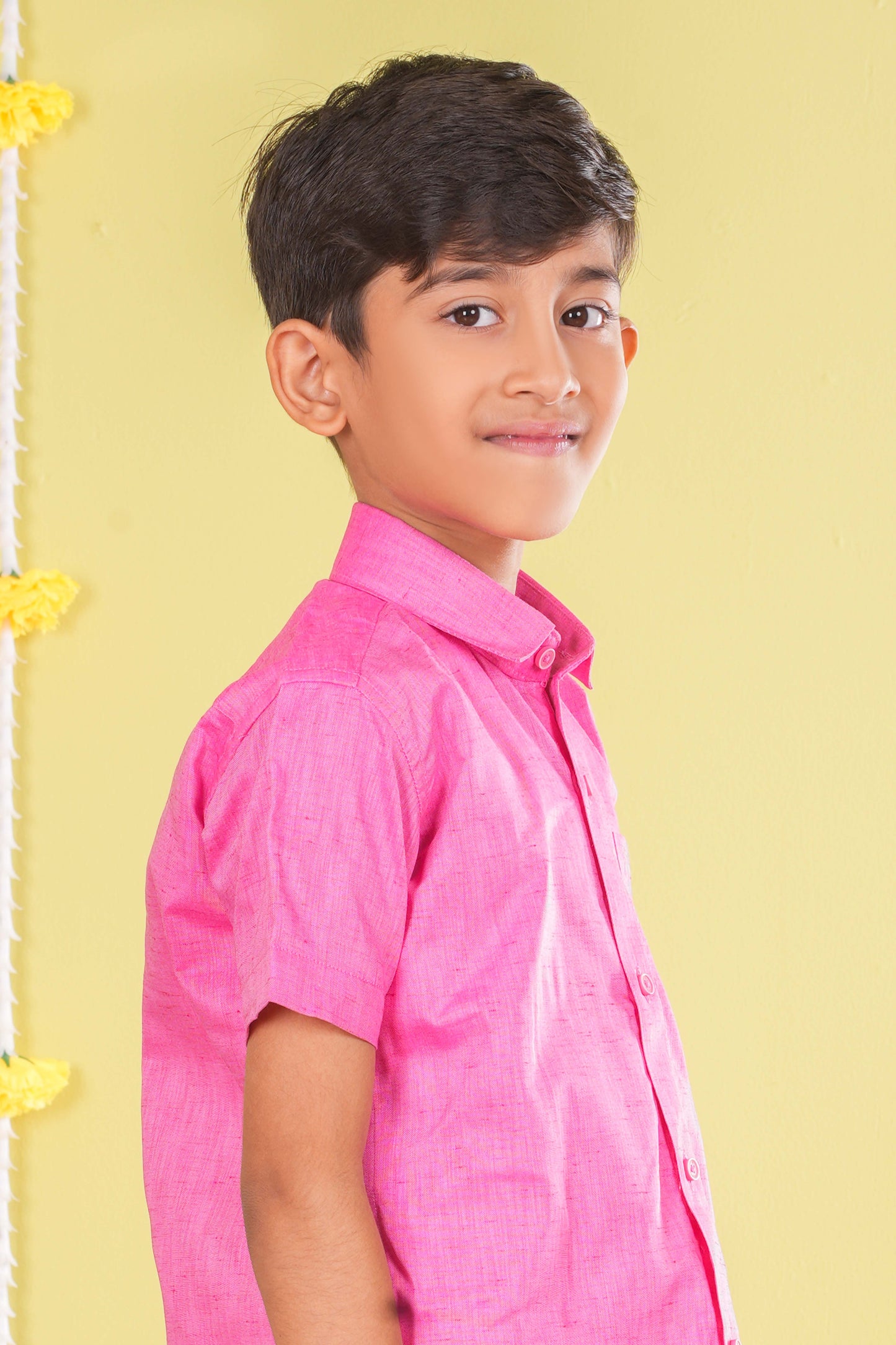 Boy's Dhoti Shirt Set