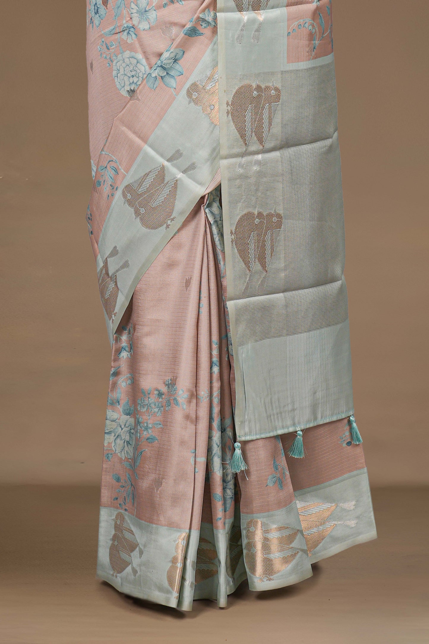 Satin Crepe Saree