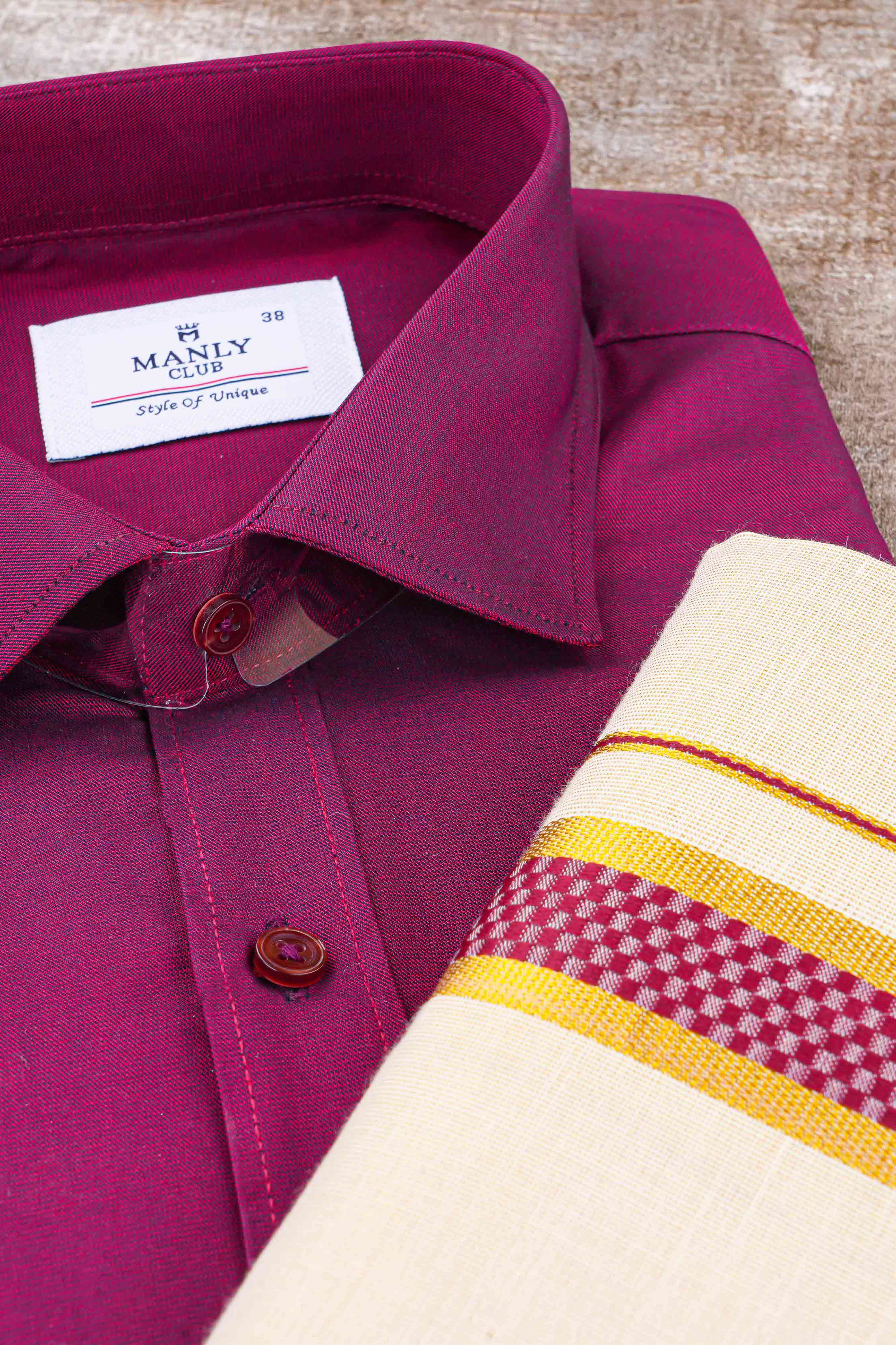 Mens Dhoti Shirt Set