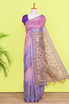 Multi Color Chanderi Cotton Saree Bandhani Design Across The Body With Madhubani Print Pallu Along With Flower Motifs Blouse