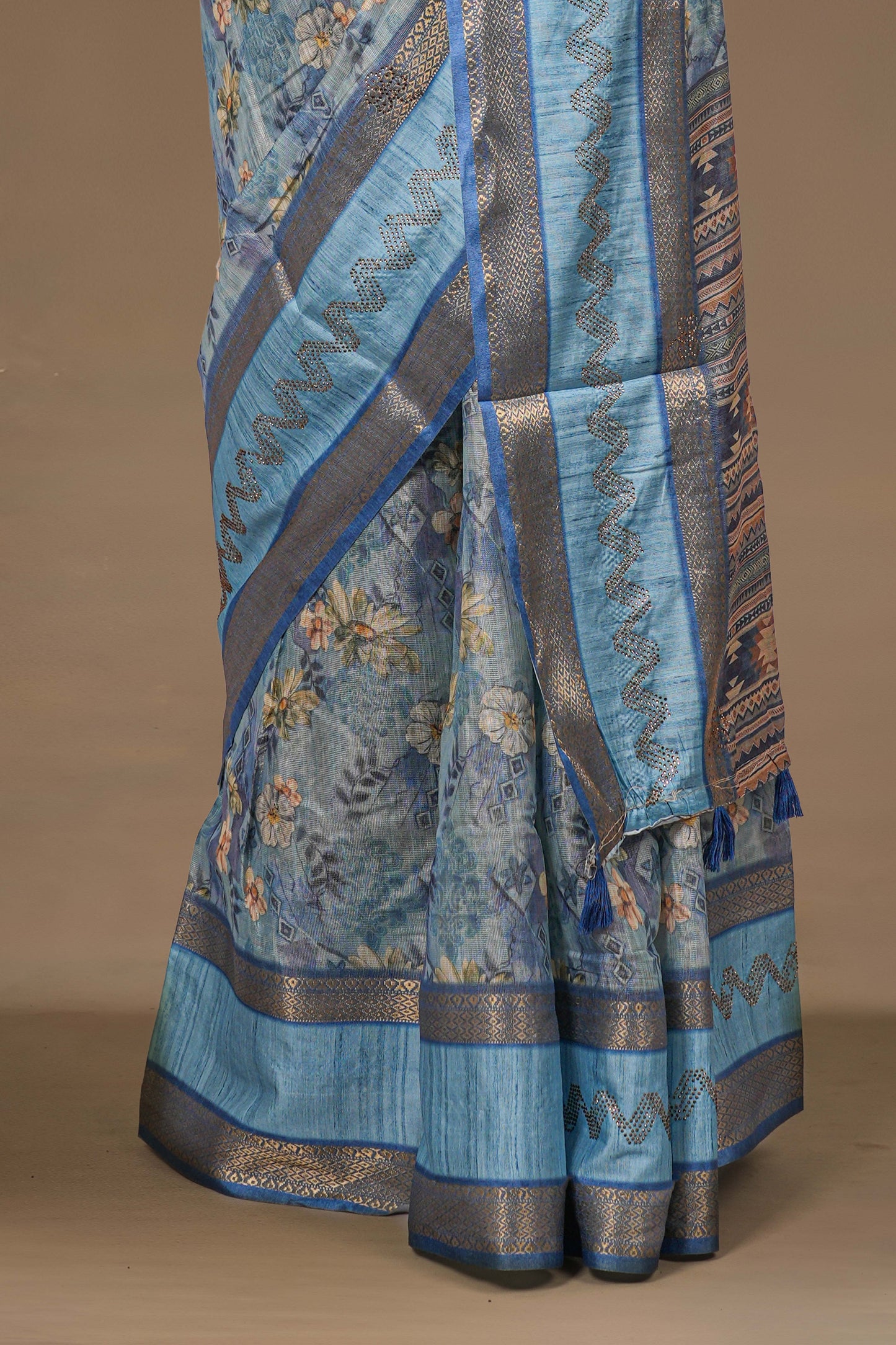 Linen Tissue Sarees