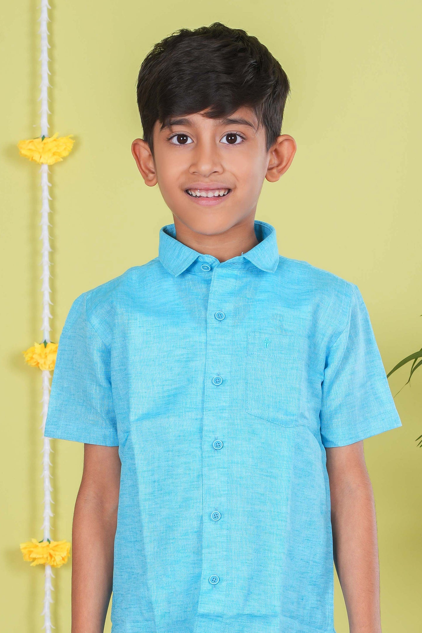 Boys Dhoti Shirt Set