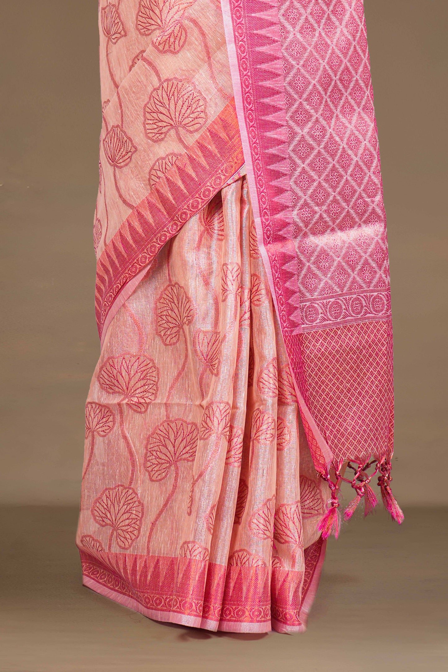 linen Tissue Sarees