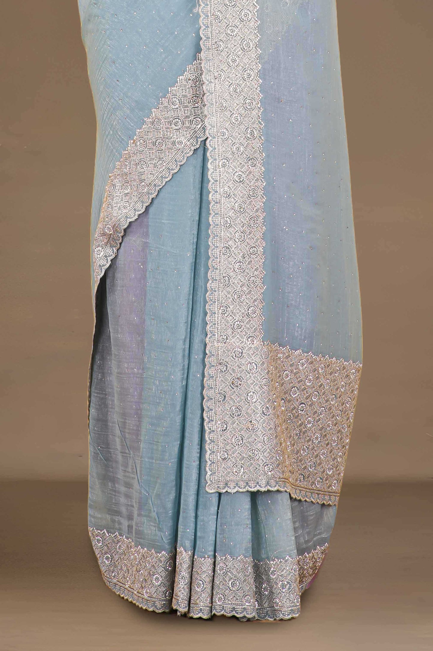 blue saree