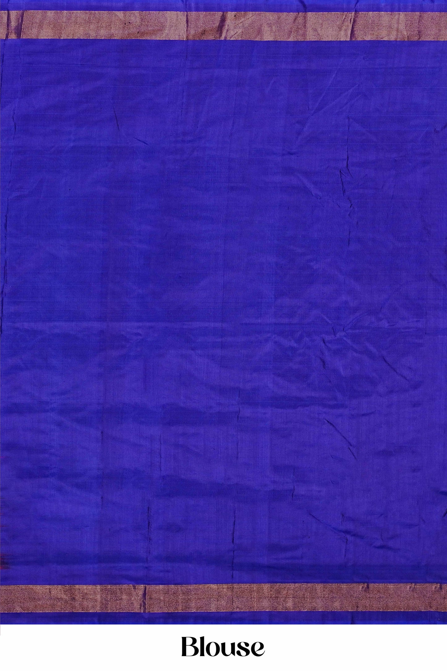 Pure Ikkat Silk Saree in Red with Royal Blue Contrast Border & Traditional Ikat Motifs – Elegant Handloom Weave