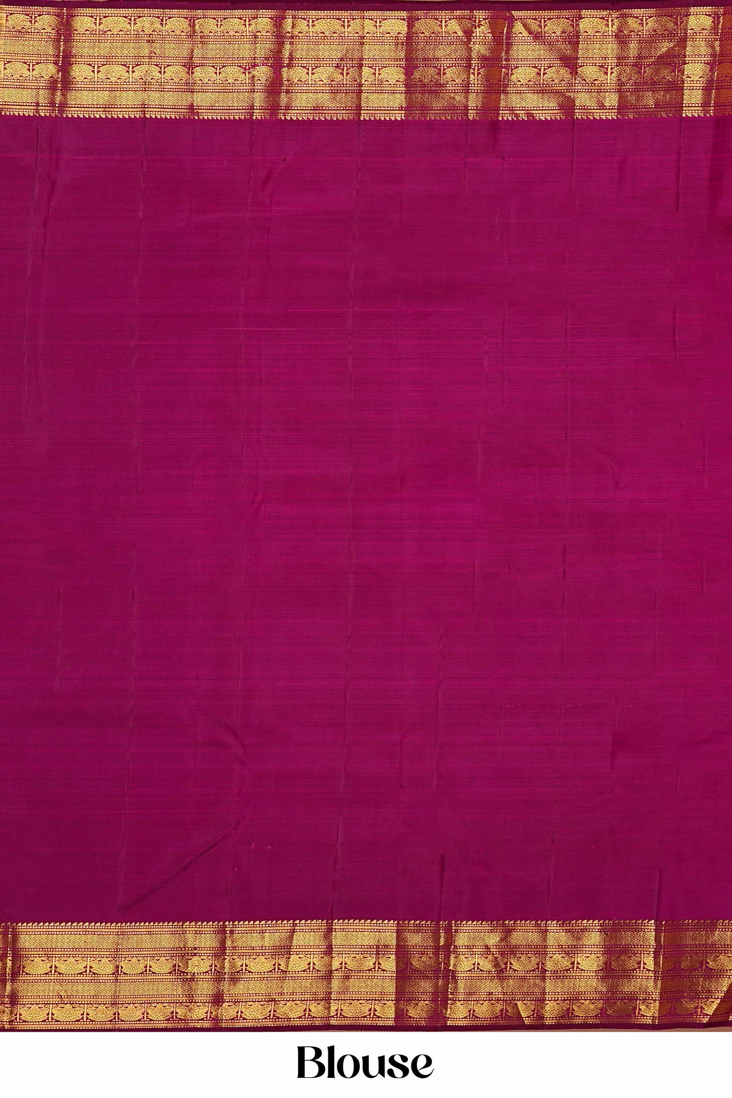 Kanchipuram Traditional Silk Saree in Baby Pink with Contrast Maroon Border