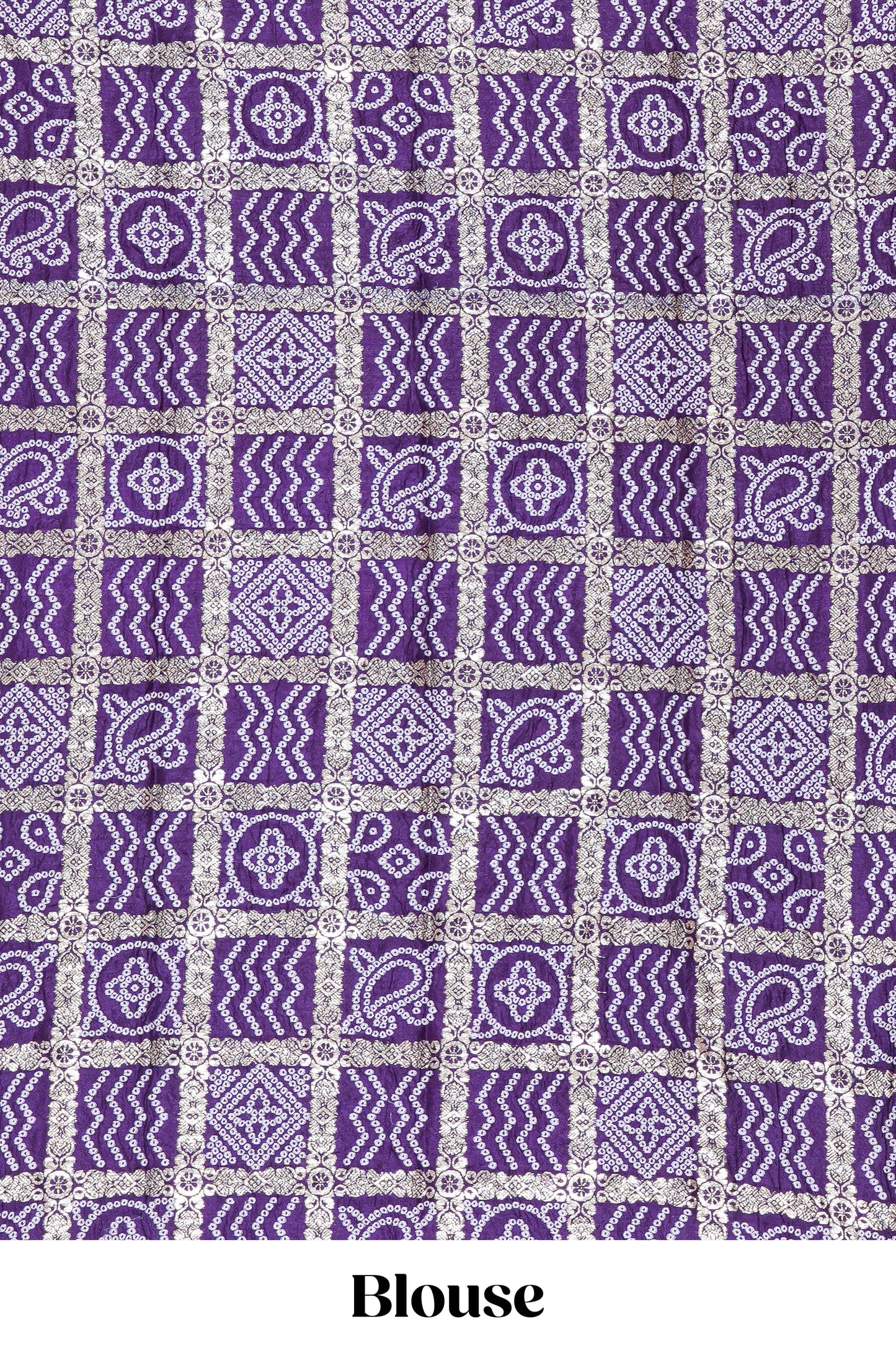 Georgette Saree Copper Zari Stripes Across The Body With Floral Design Pallu