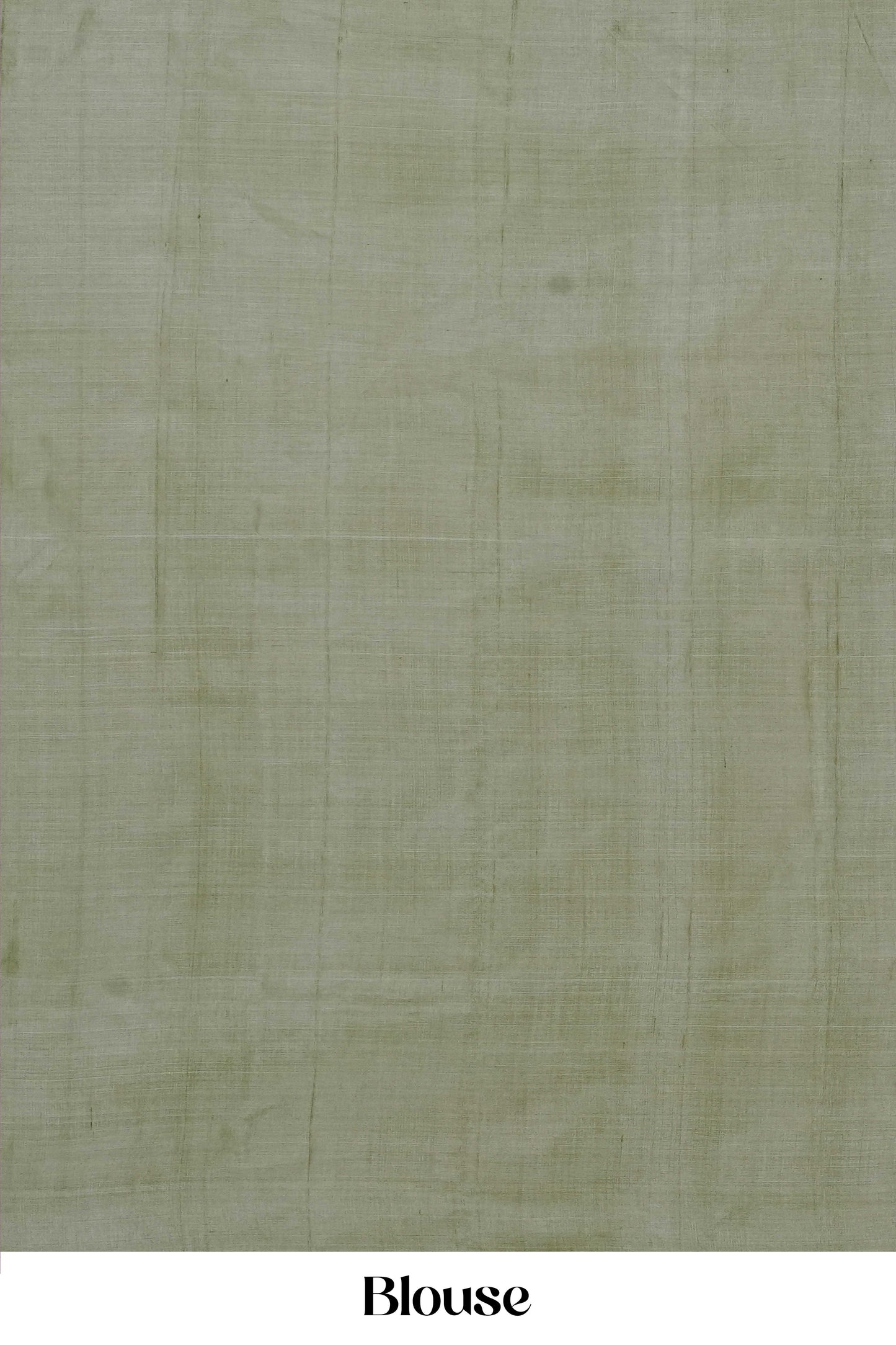 Elegant Pure Tussar Silk Saree in Pastel Olive Green with Subtle Self-Colour Butta Weave and Refined Minimalist Finish