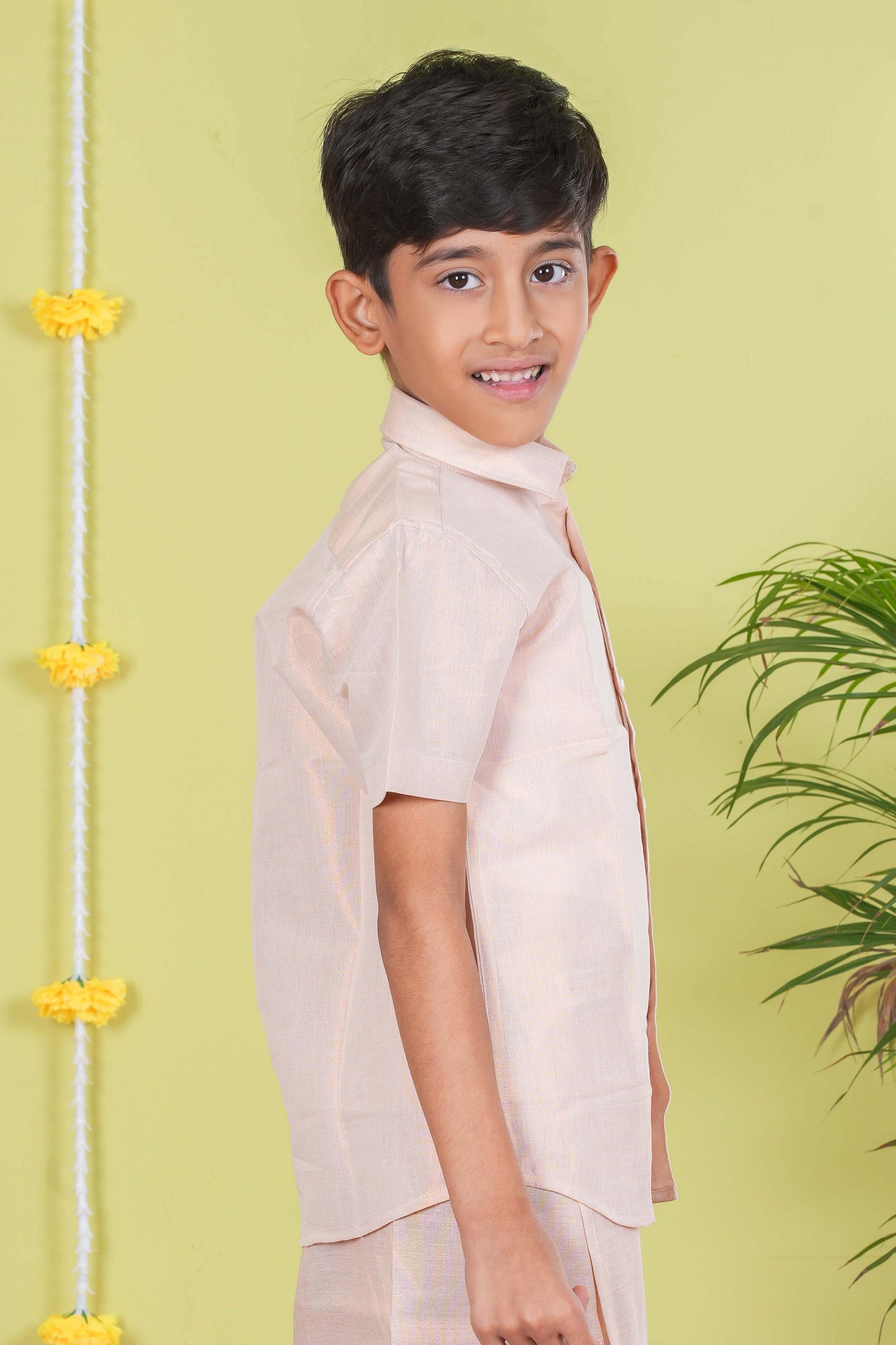 Boy's Dhoti Shirt Set