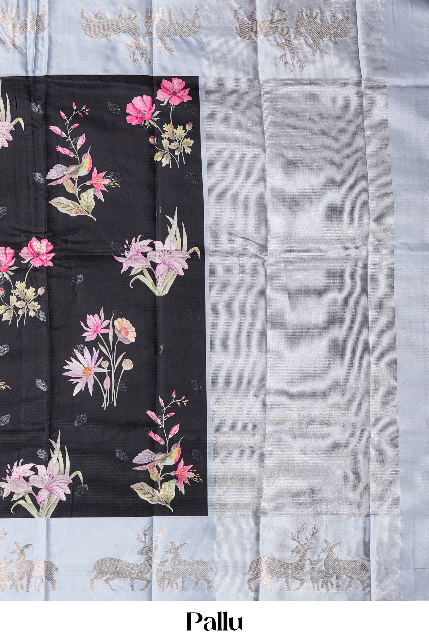 Satin Crepe Saree