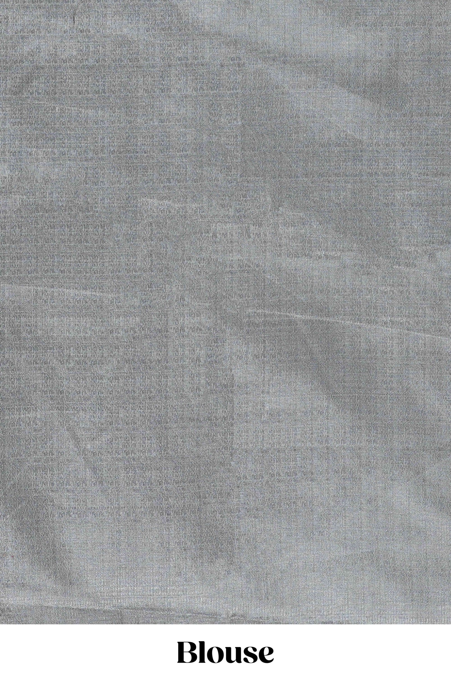 Cream pashmina print south cotton saree with contrast border and blouse