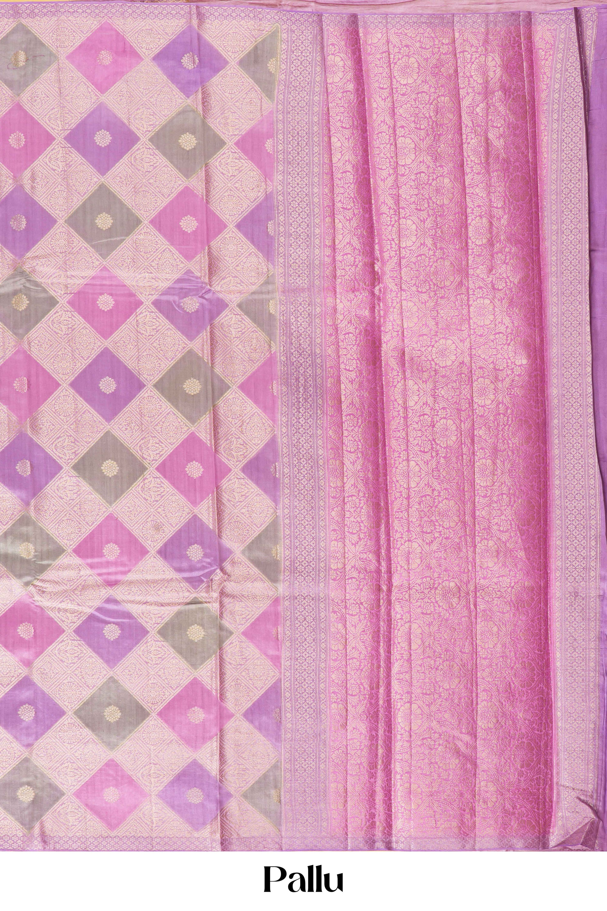 purple color tussar saree