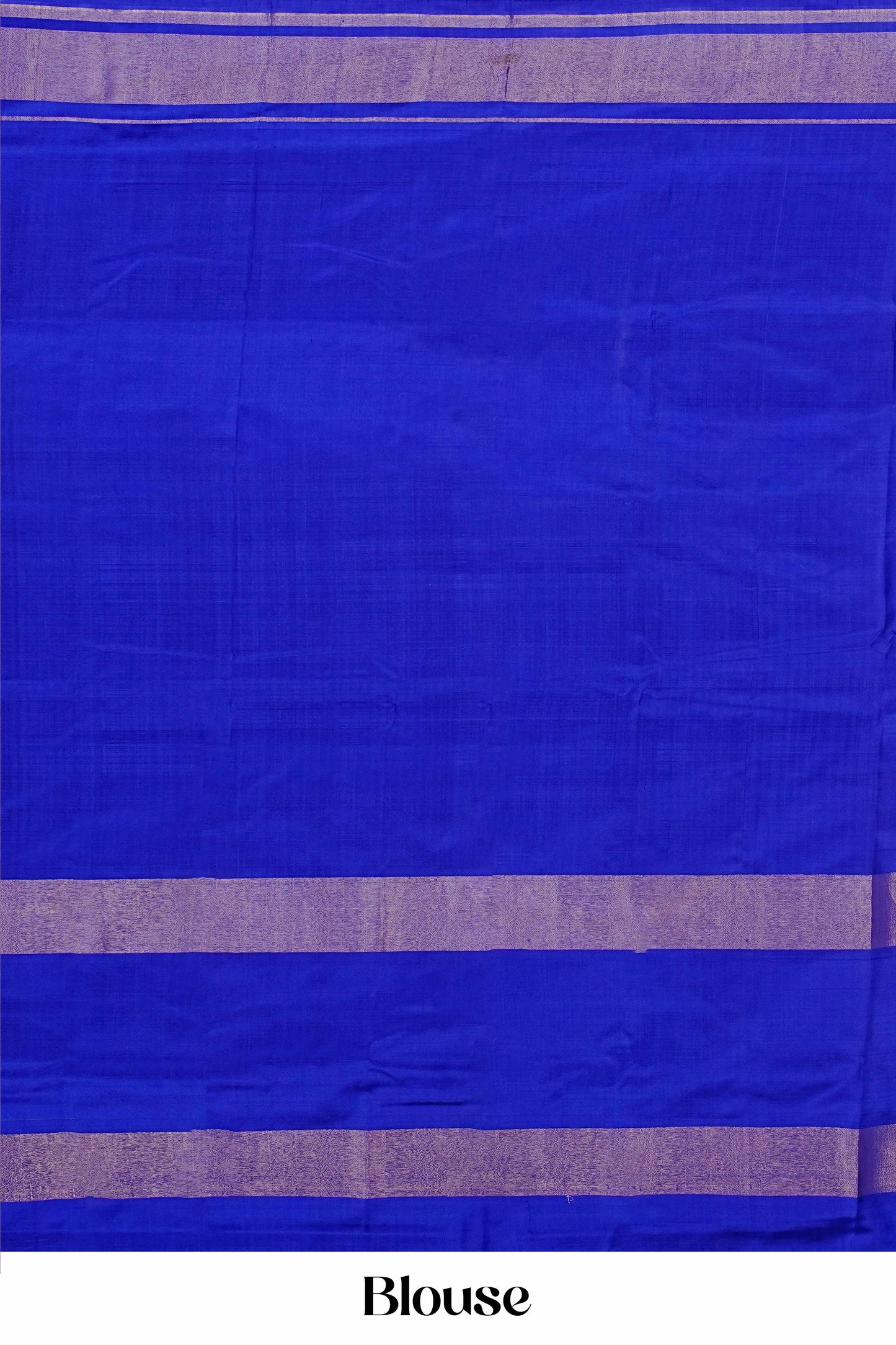 Handwoven Orange, Green & Blue Pure Ikkat Silk Saree with Contrast Peacock Motif Border and Geometric Design