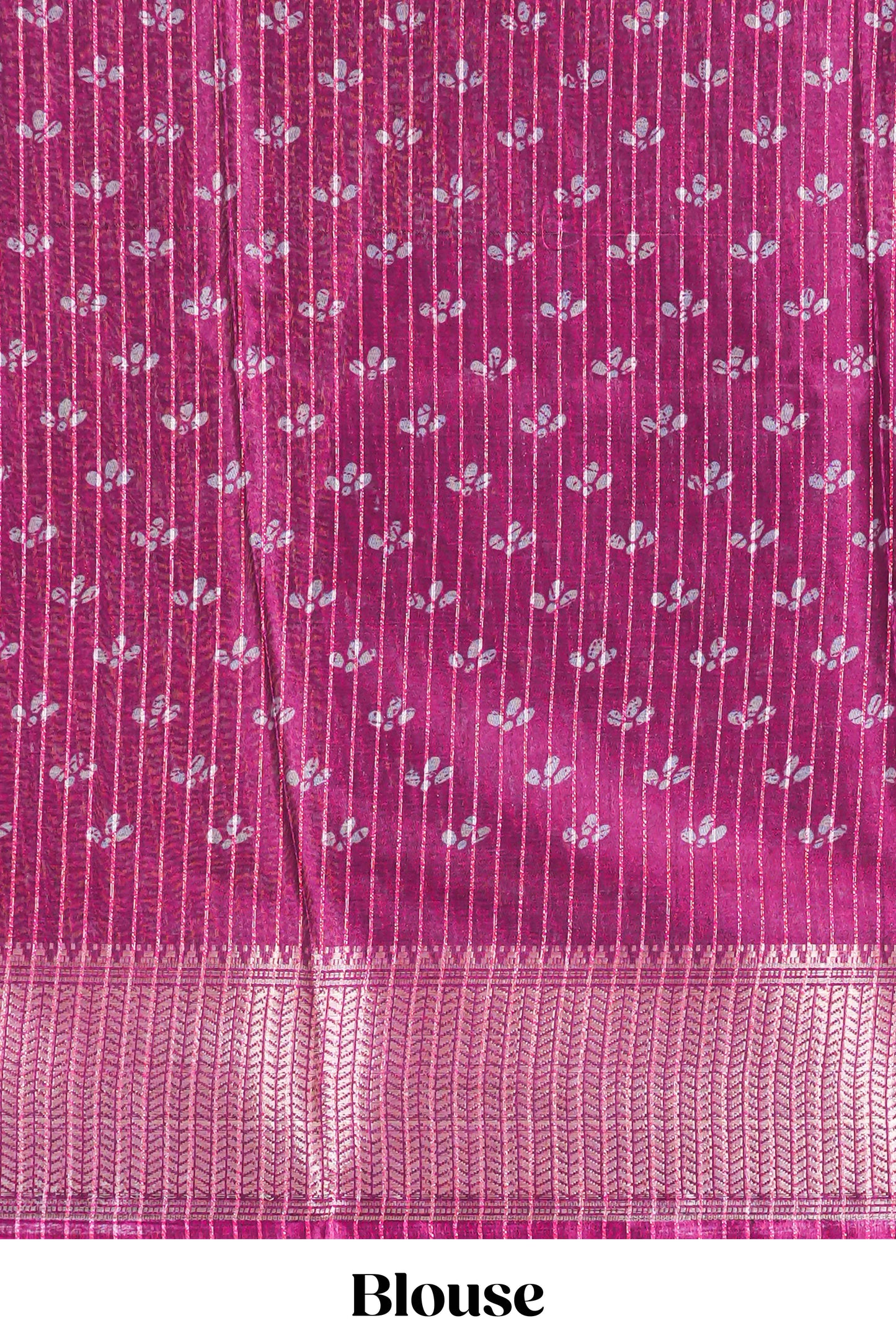 Blue dola silk saree with rico zari weaving and contrast jacquard border