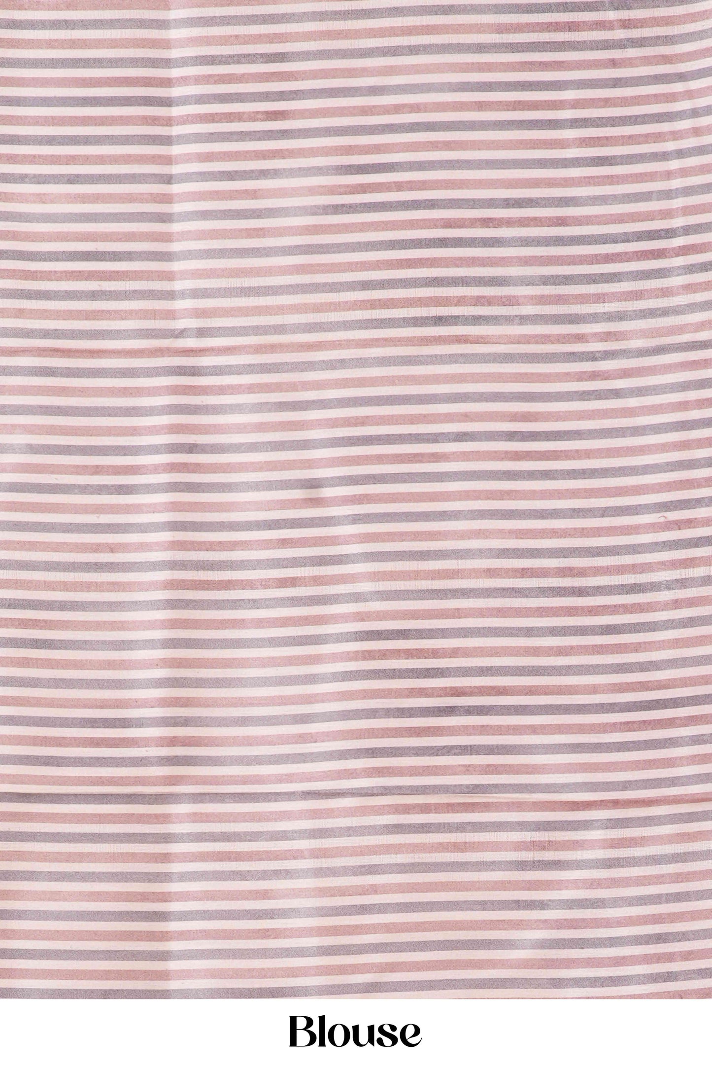 Striped blouse fabric with pink