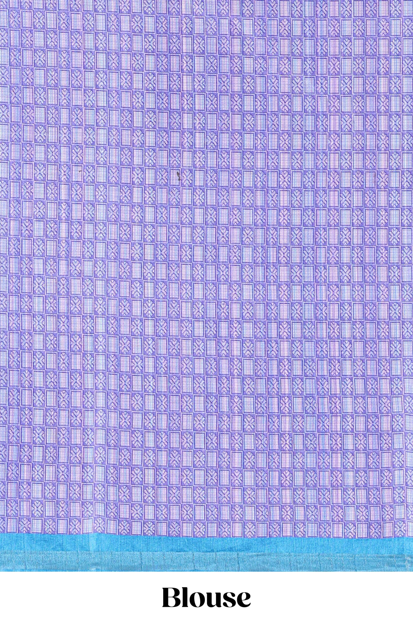 Lavender striped floral butta art tussar saree with contrast zari border and matching pallu