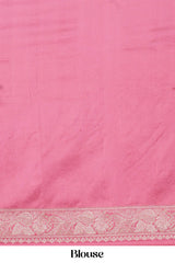 pink saree with pink blouse