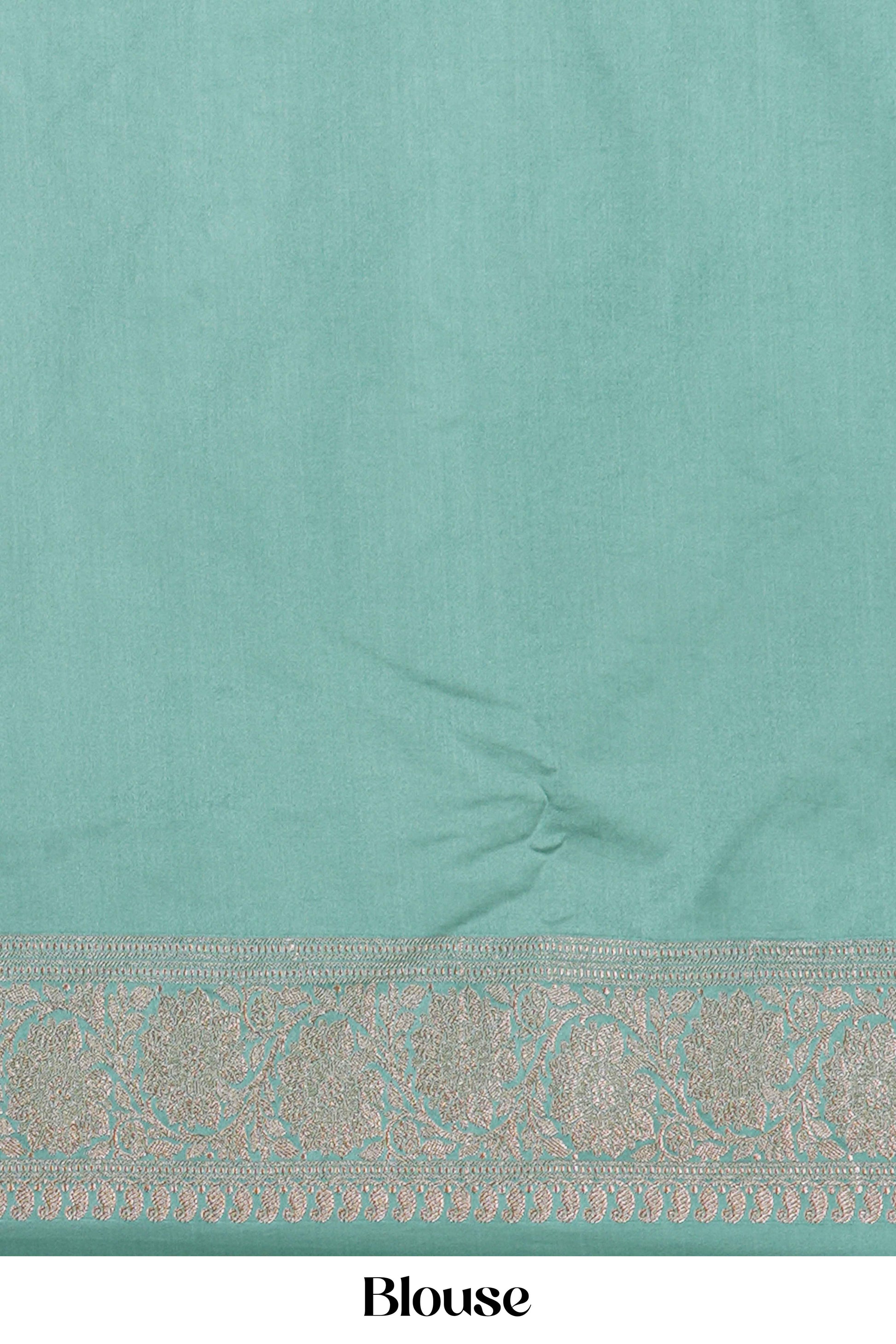 pastel green saree