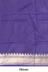 Green Art Silk Saree Body Detailing Zari Butta And Border Are Highlight Contrast Color With Intricate Zari Woven Elephant, Peacock Motifs With Golden Zari WeavingPallu