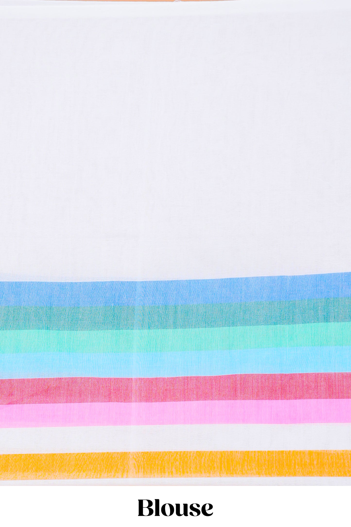 South Cotton Saree Multi Colour Saree Along With Blouse