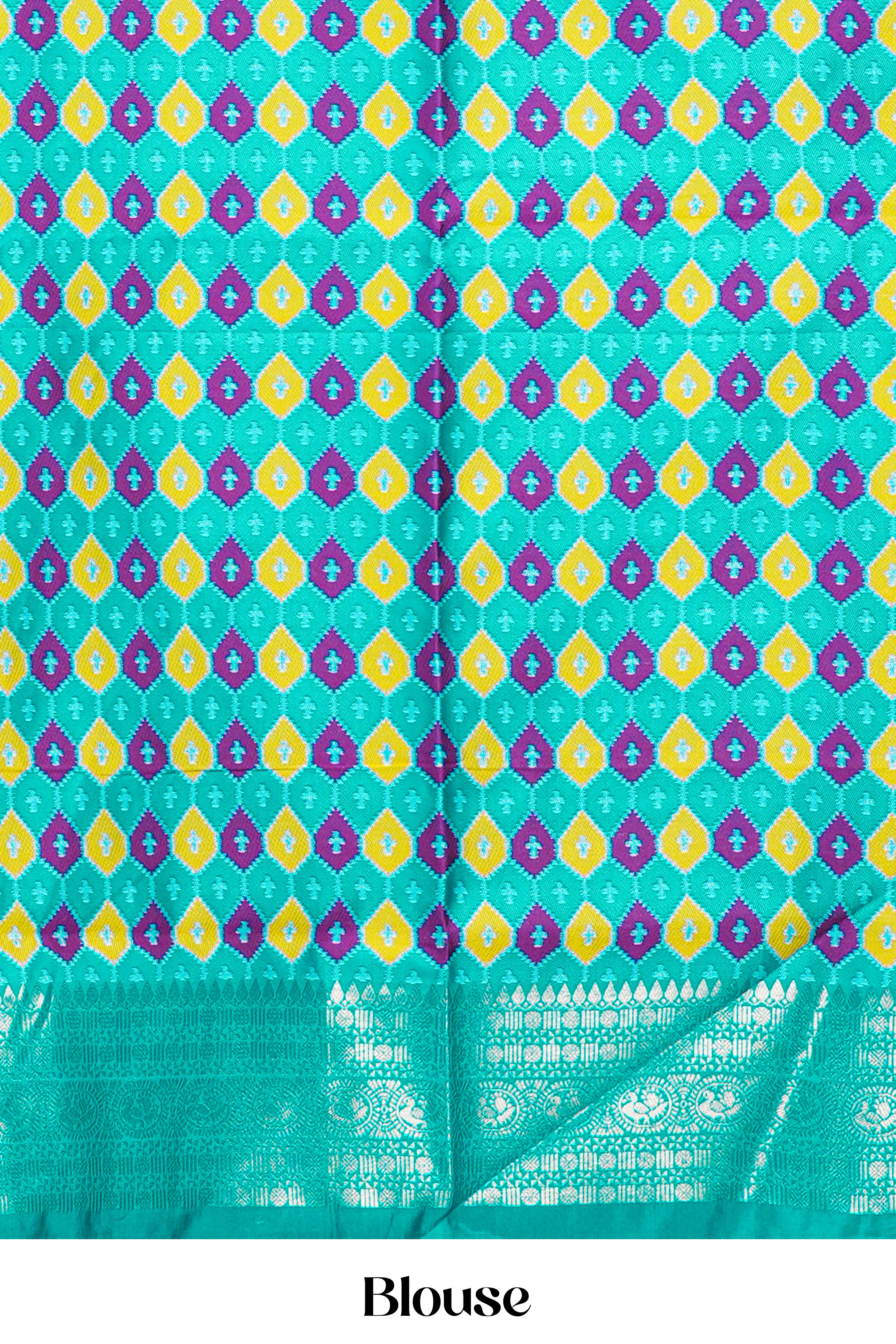 Yellow Retta Petta Art Silk Saree With Plain Body Retta Petta BorderContrast Intricate Gold Zari Stripes Pallu