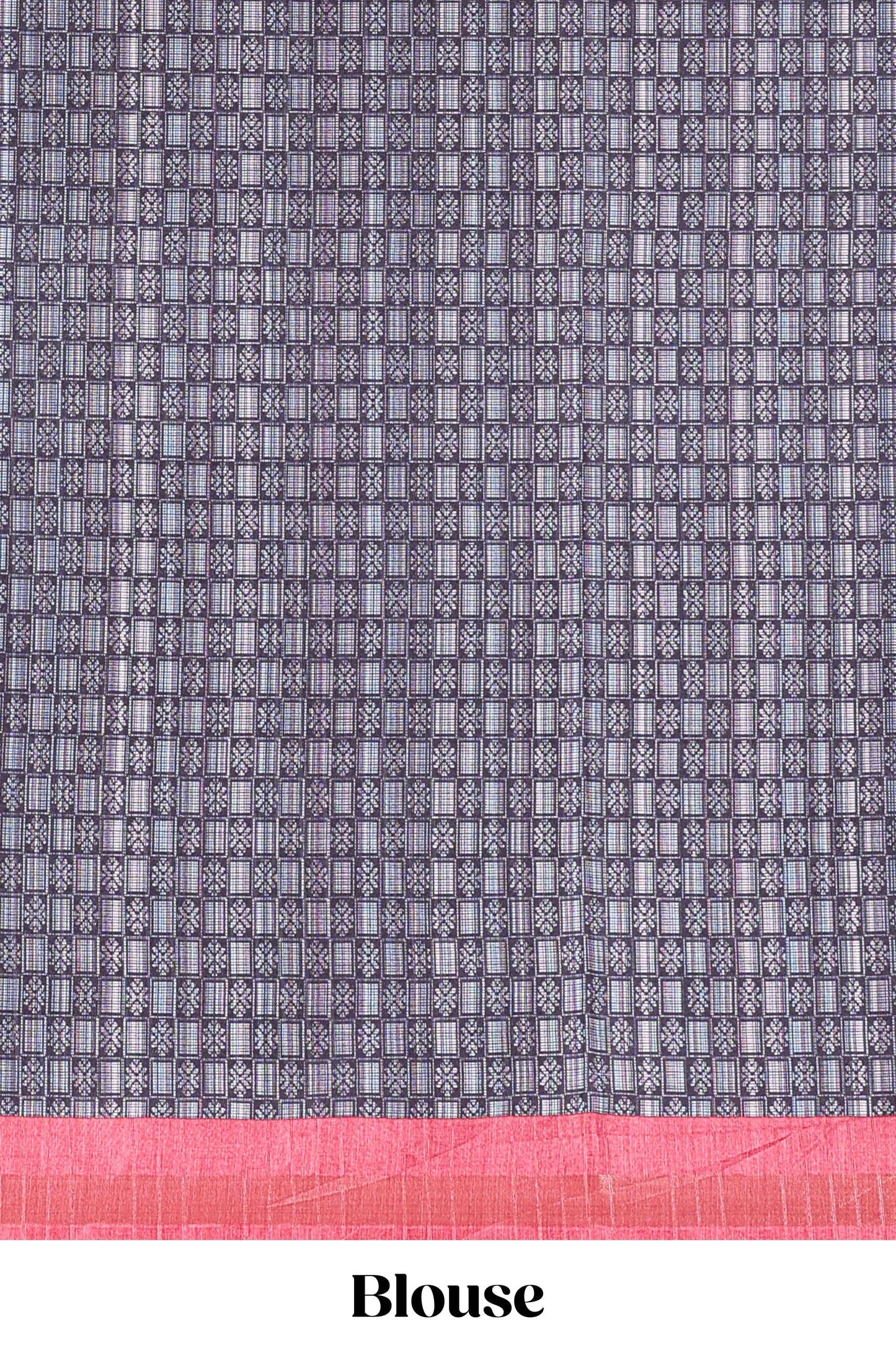 Black striped floral butta art tussar saree with contrast zari border and matching pallu