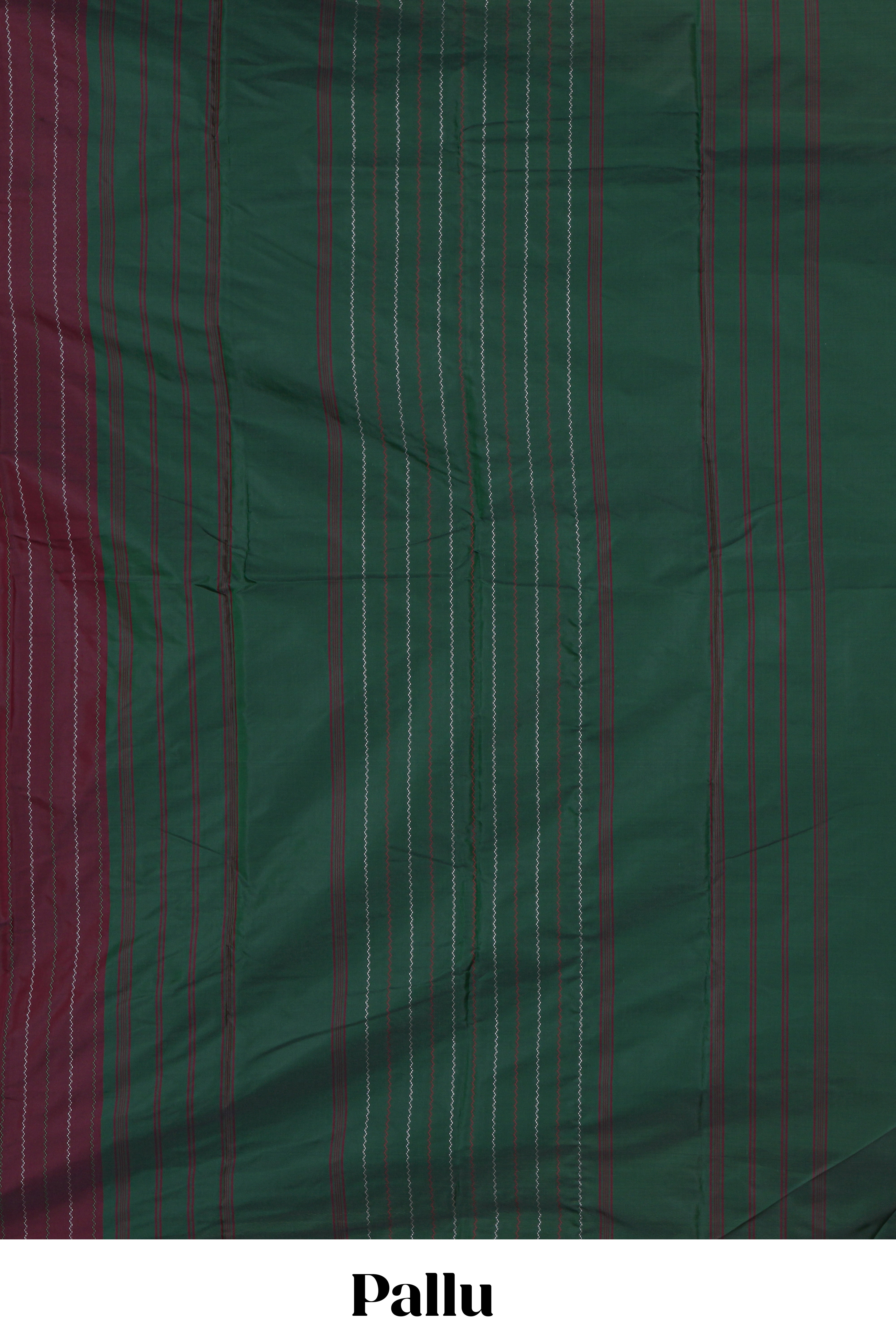 Borderless purple striped design arani gift saree with contrast pallu and plain blouse