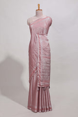 Red art mysore silk saree with retta petta contrast border and rich pallu with plain blouse