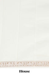 Off white plain art mysore silk saree with self zari border and matching blouse