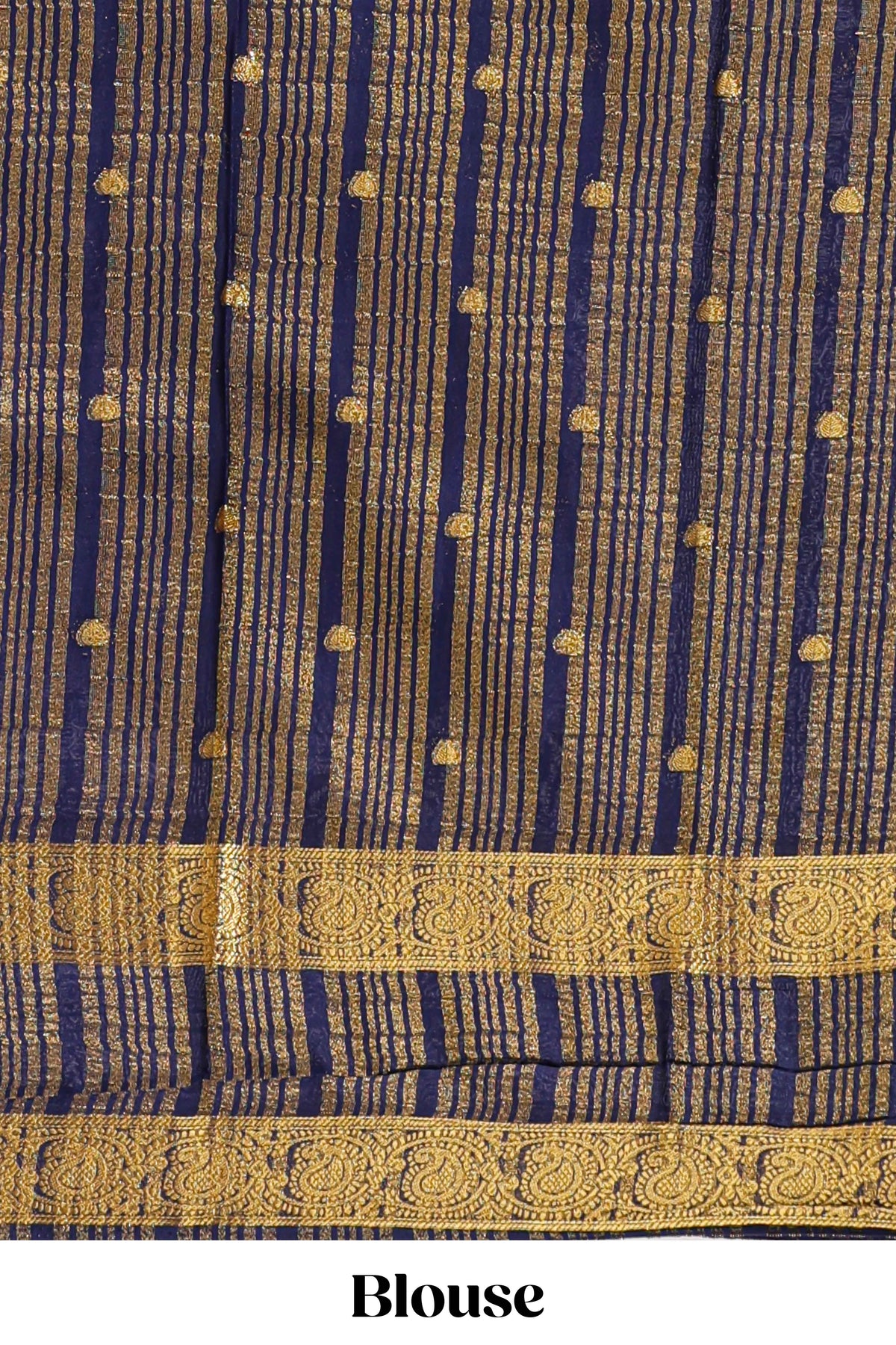 Magenta butta designed art mysore silk saree with contrast zari border and blouse