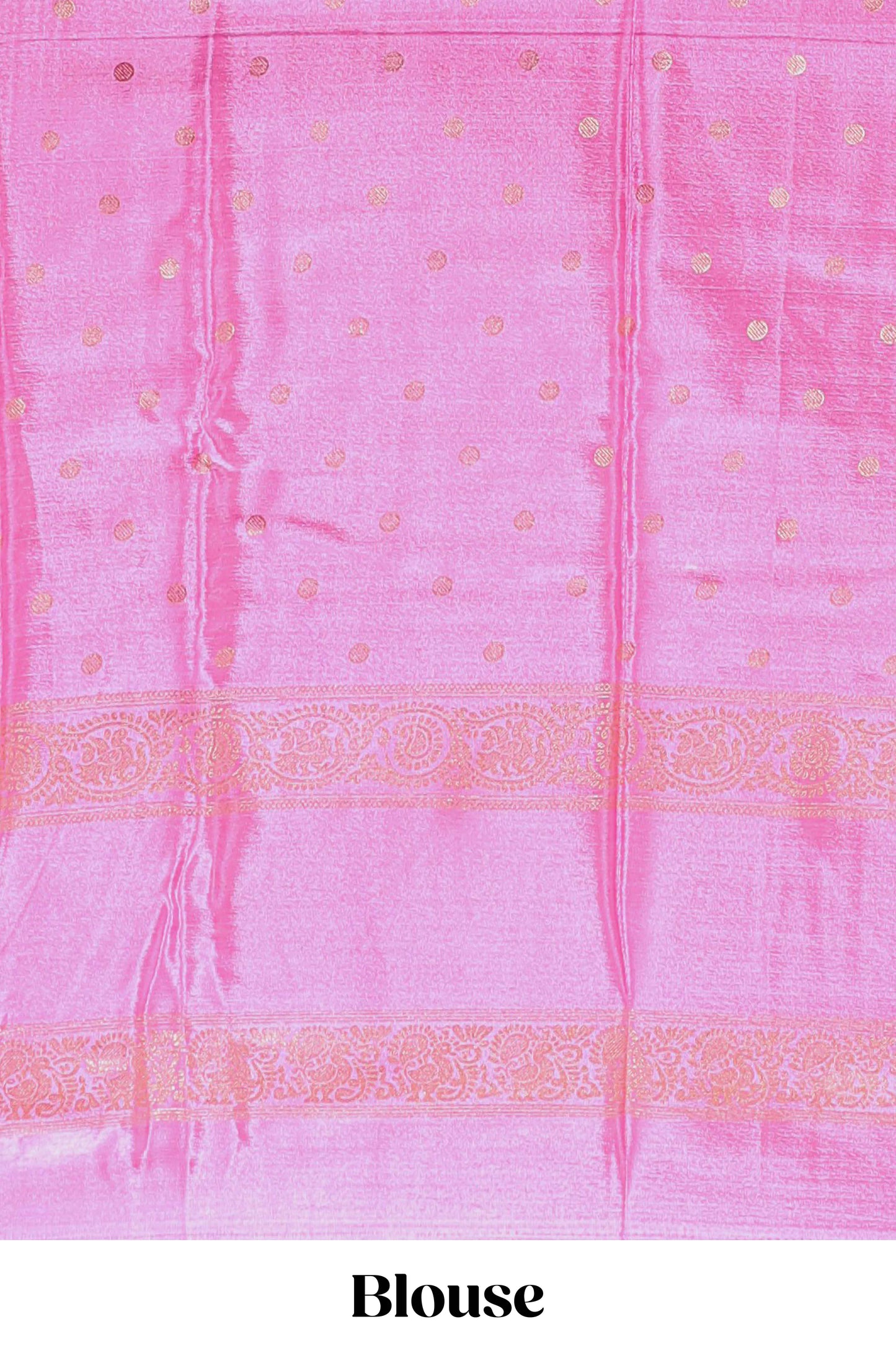 Red zari butta semi soft silk saree with contrast bentex border and zari striped pallu