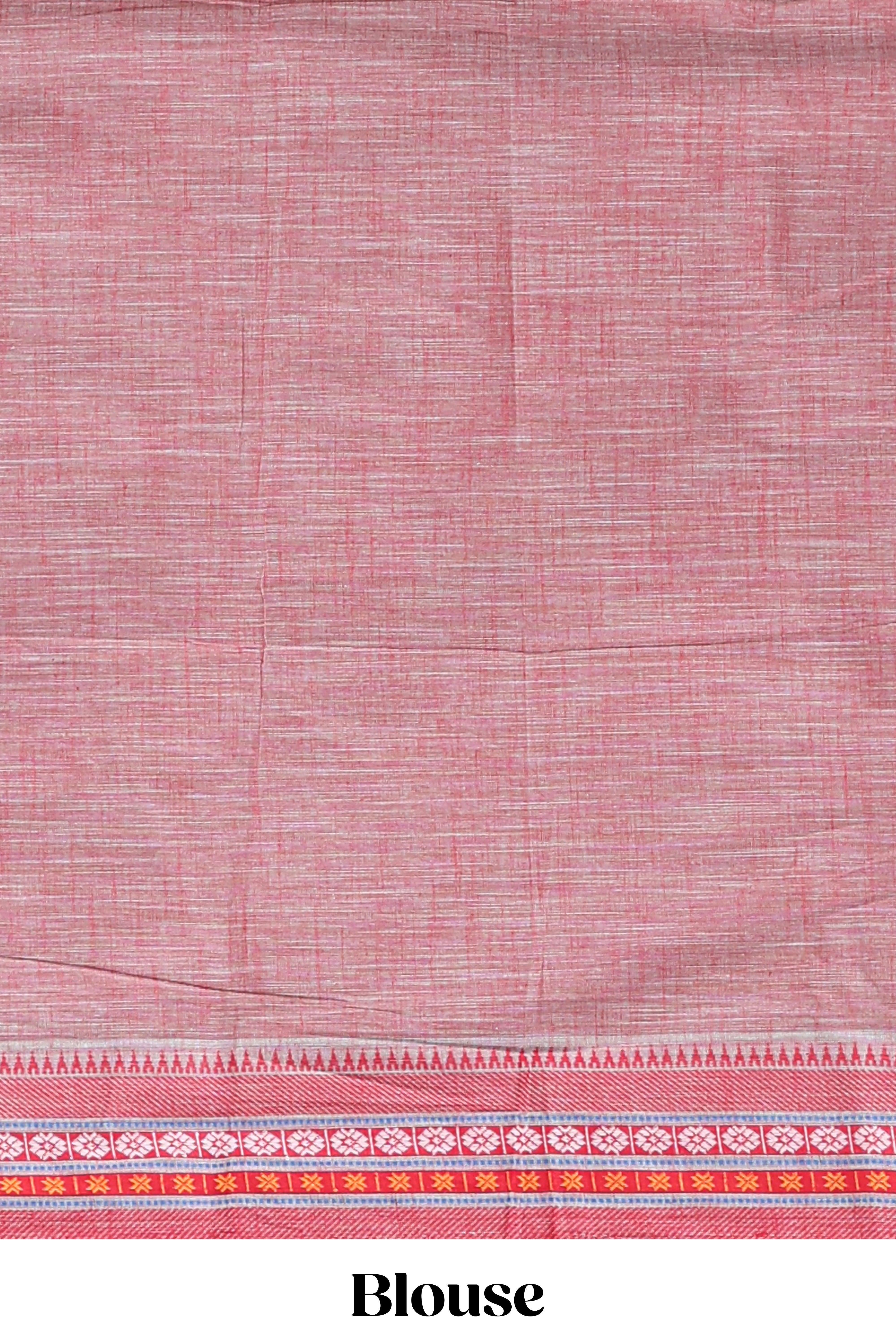 Mint green plain chirala cotton saree with contrast border and striped pallu