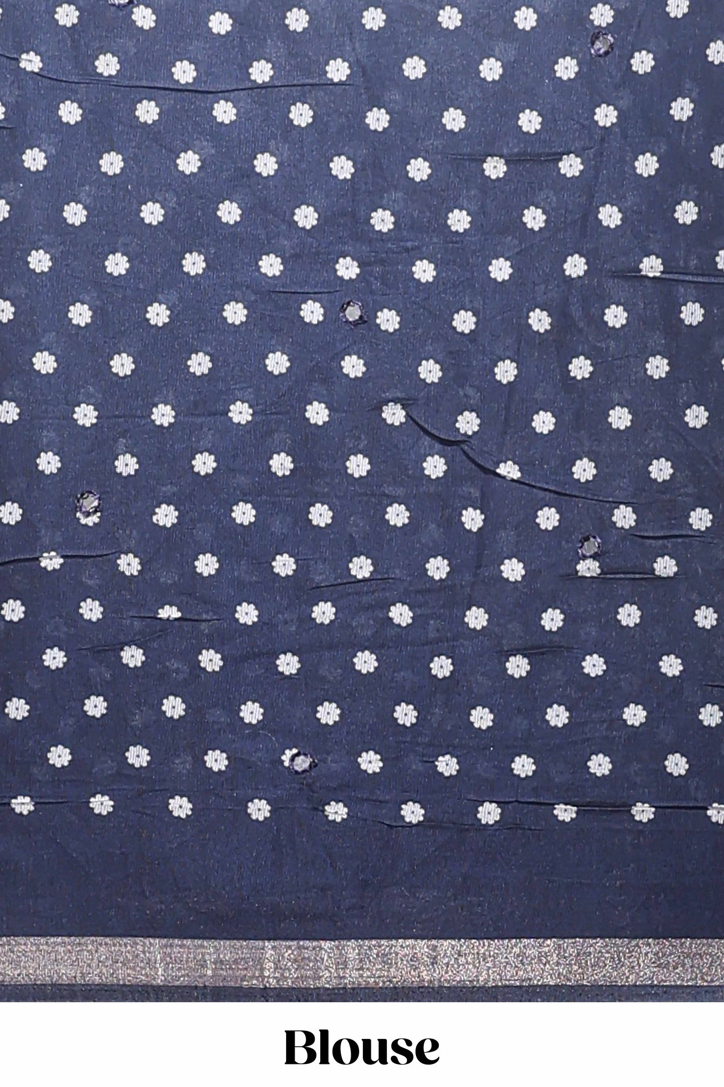 Turquoise green kalamkari style chanderi cotton saree with contrast border and blouse