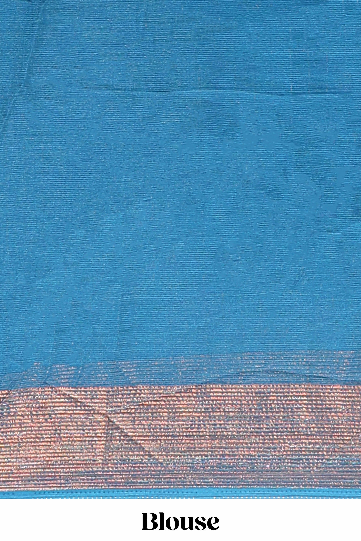 Midnight blue checked zari butta dola silk saree with self zari border and matching blouse