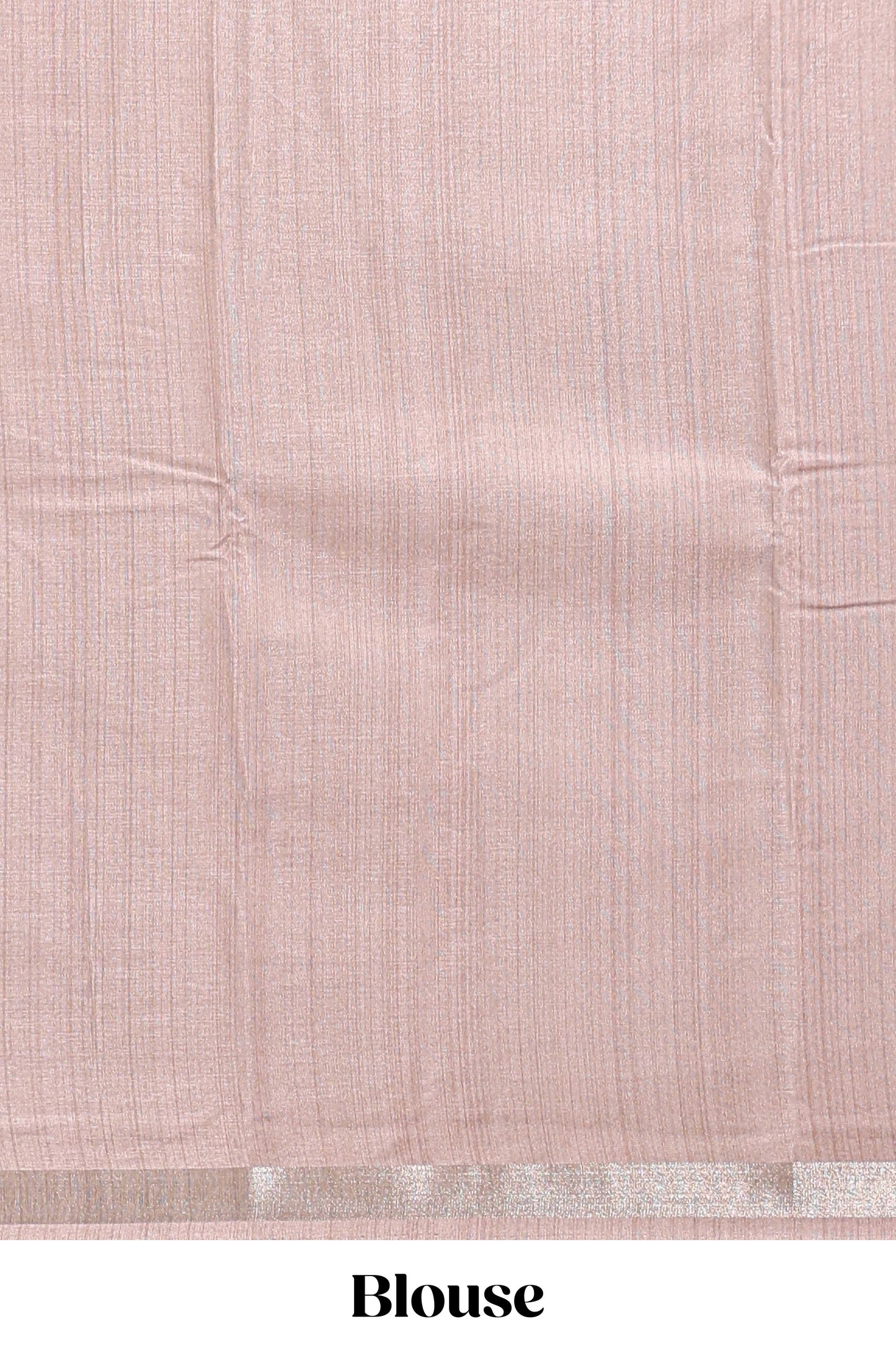 Plain dola silk saree with floral printed border and plain contrast blouse
